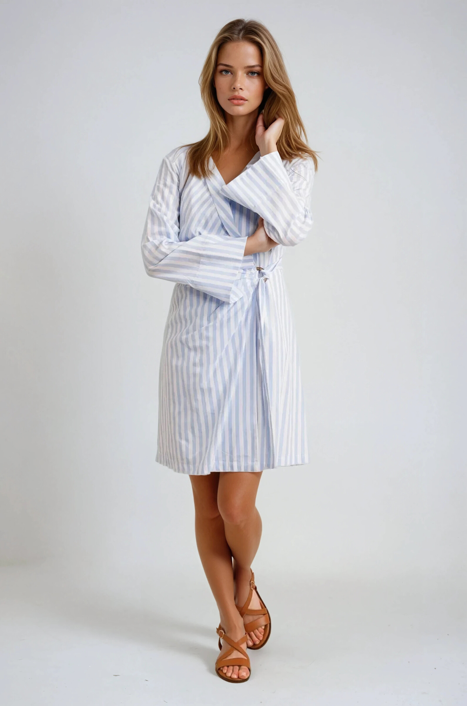 Wholesaler Copperose - Striped wallet dress