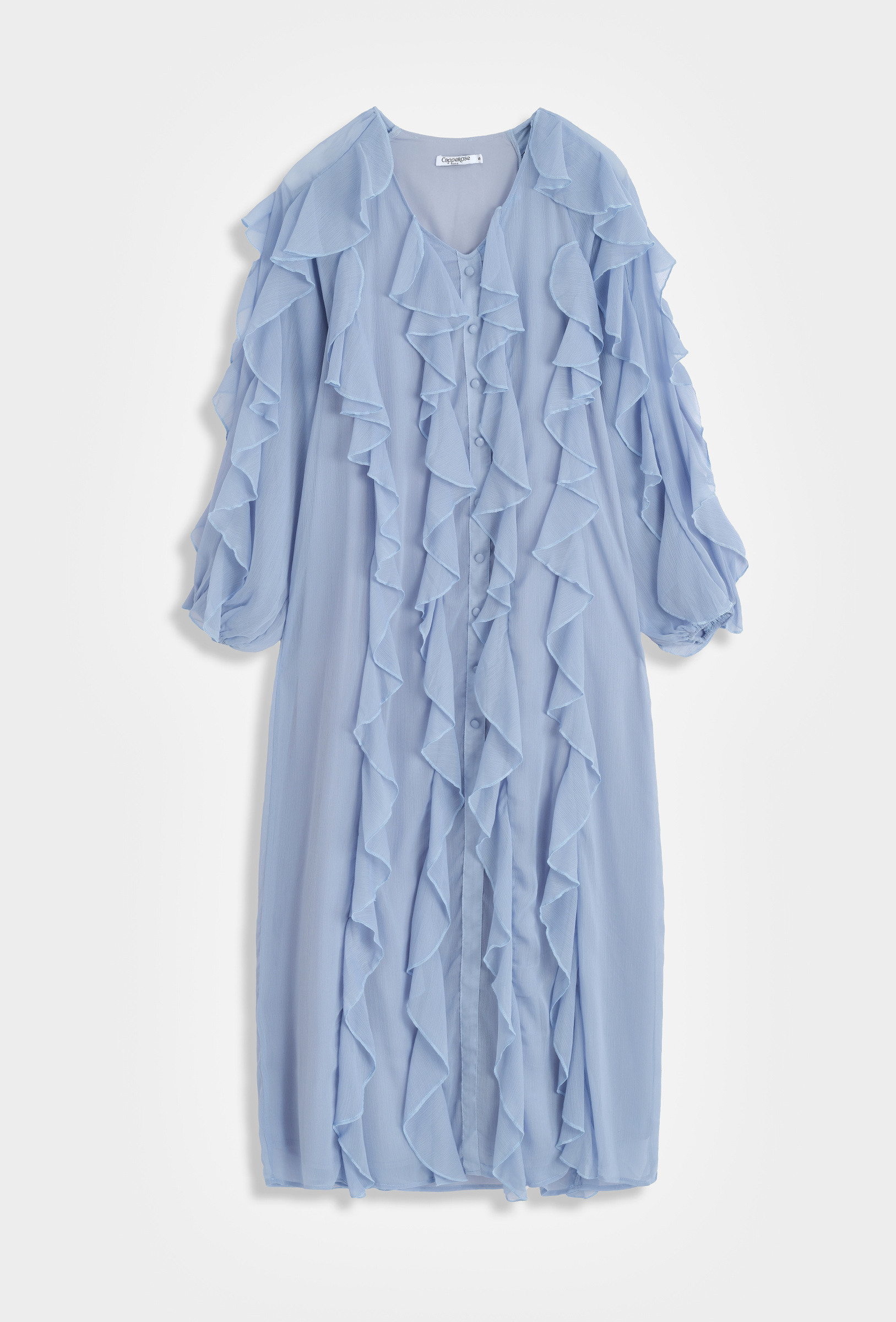 Grossiste Copperose - Robe longue à volants