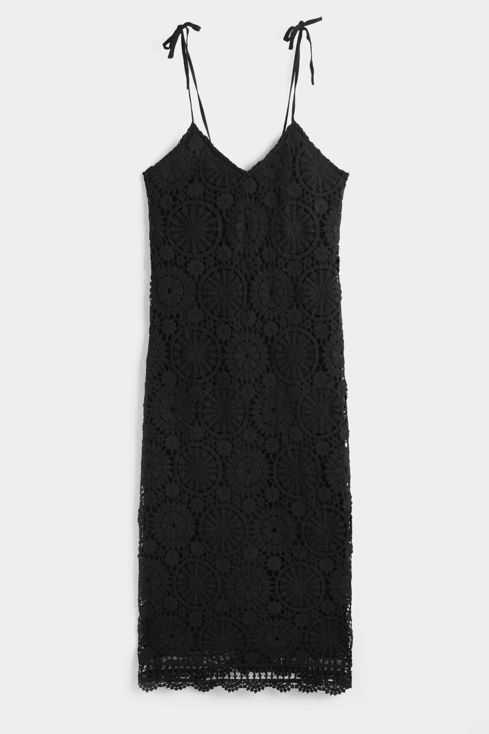Großhändler Copperose - Langes Häkelkleid