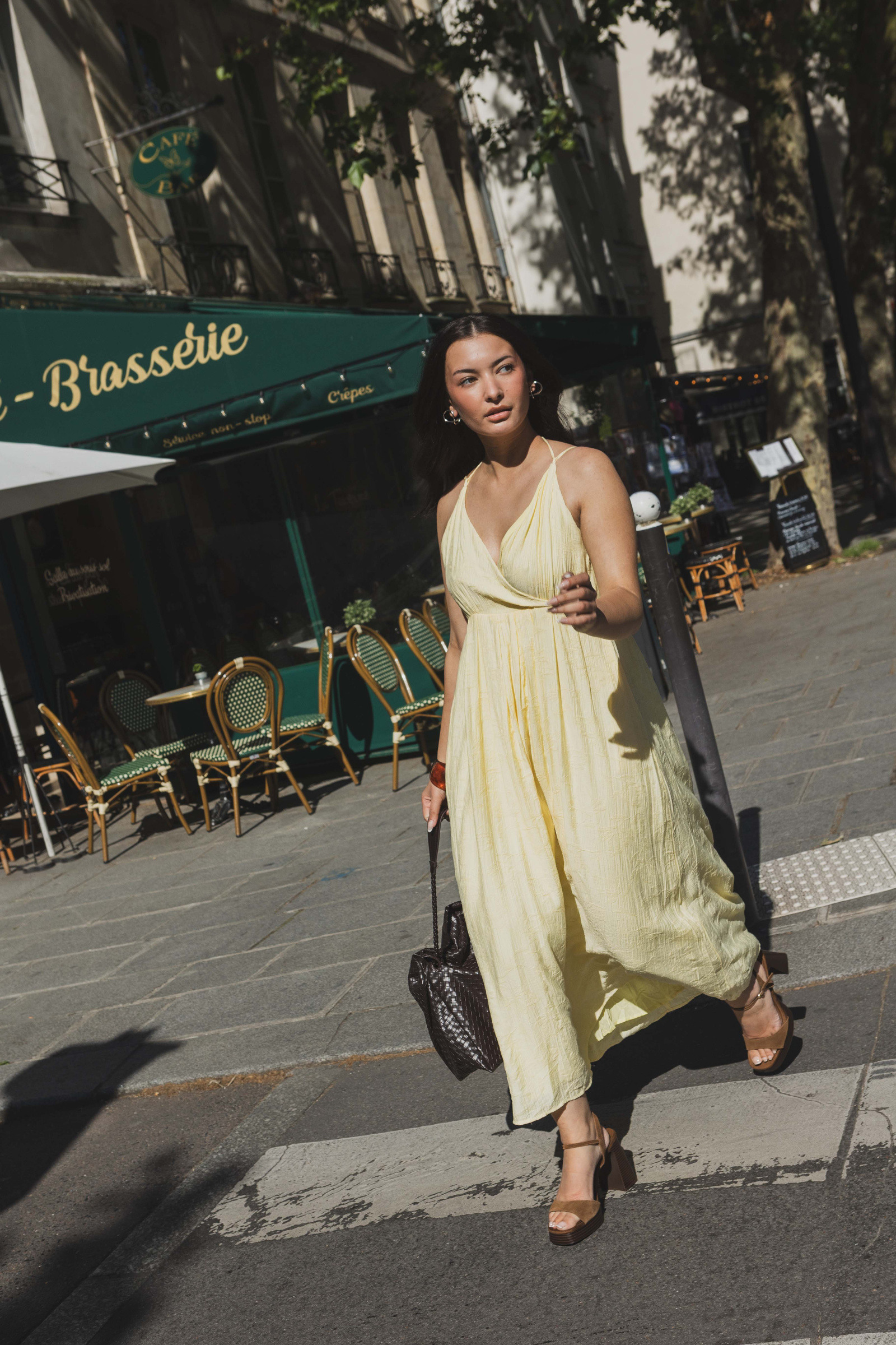 Grossiste Copperose - ROBE LONGUE TEXTURÉE DOS NU
