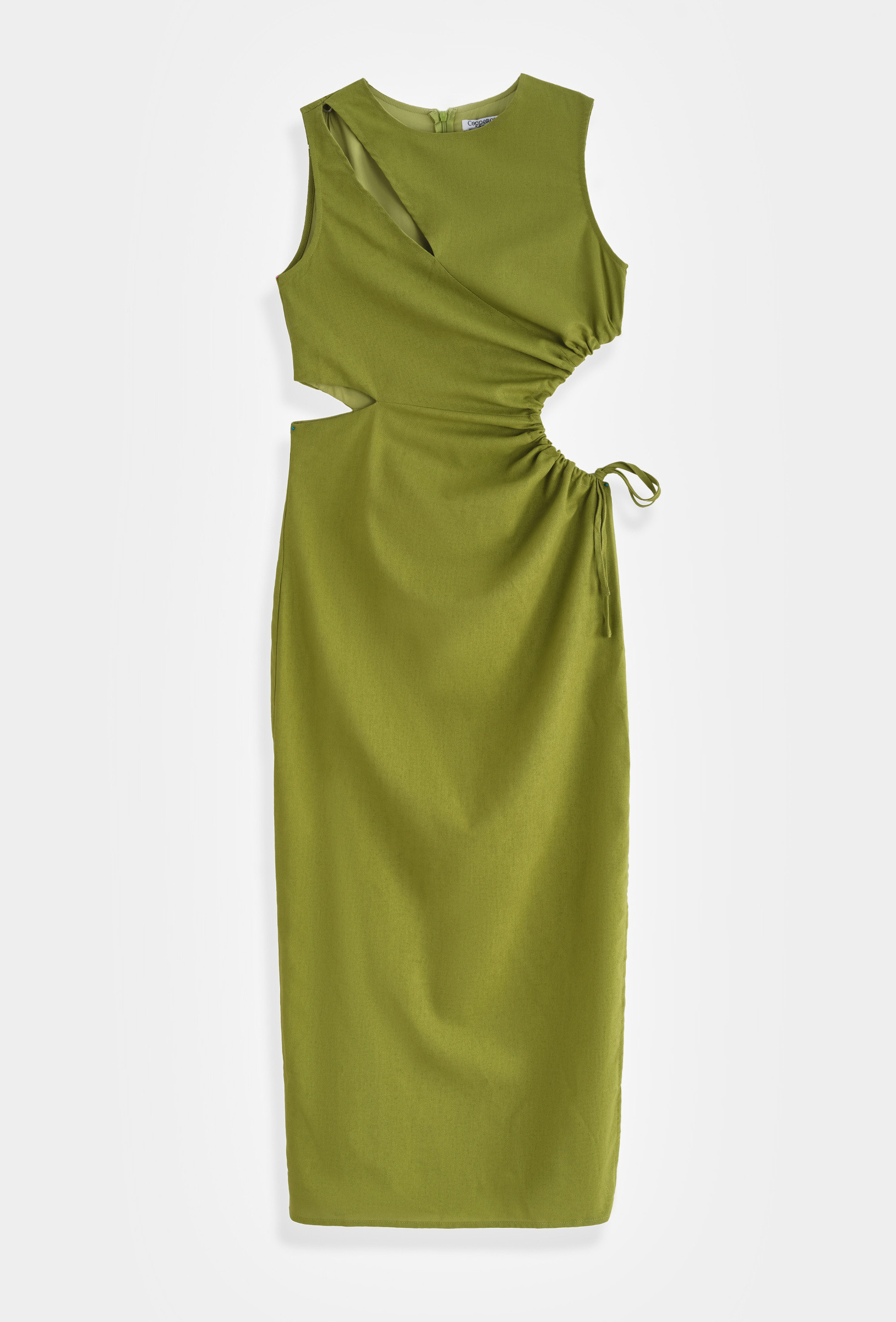 Grossiste Copperose - ROBE LONGUE À DÉCOUPES ASYMÉTRIQUES