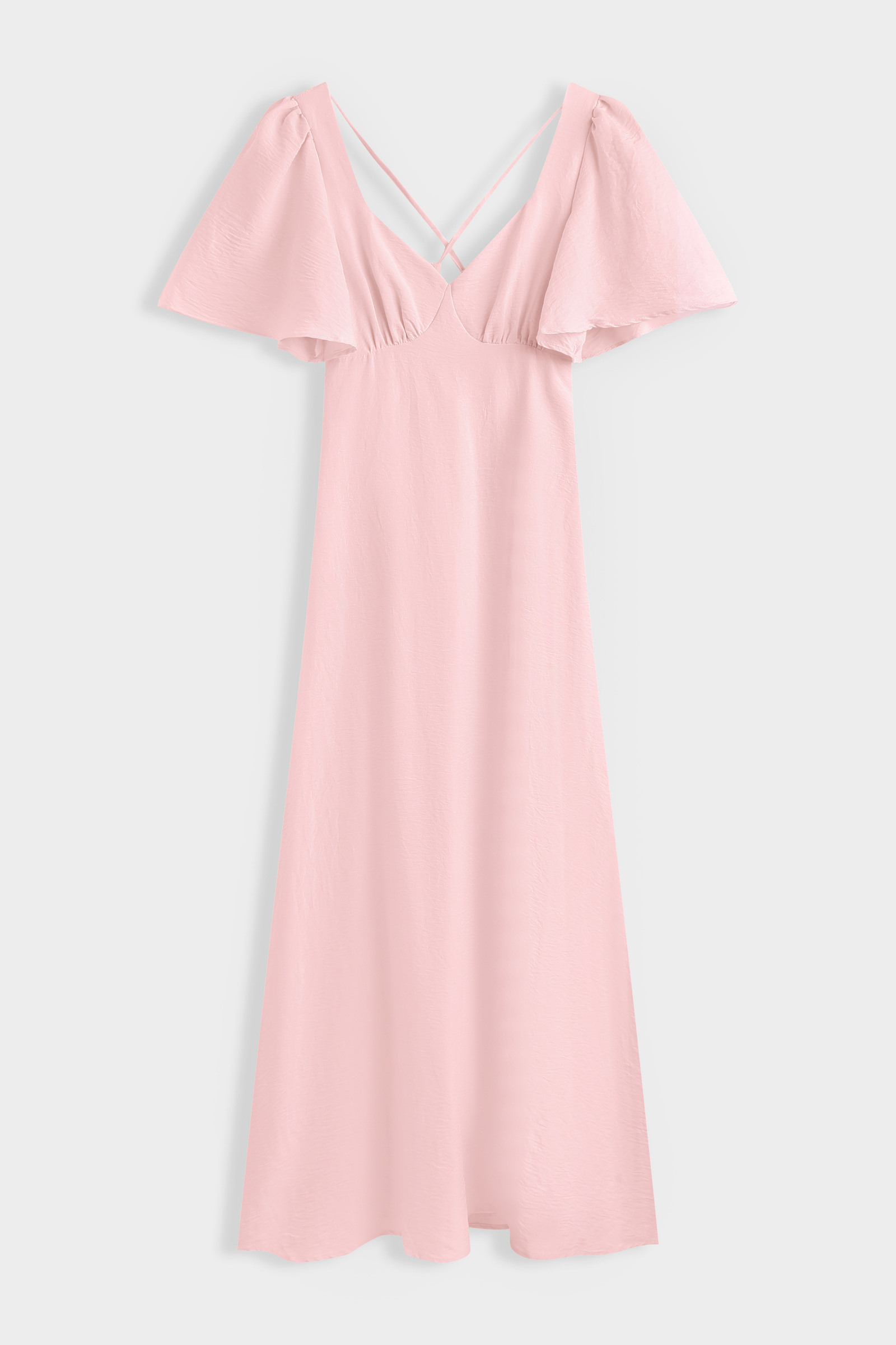 Mayorista Copperose - VESTIDO LARGO MANGA MARIPOSA