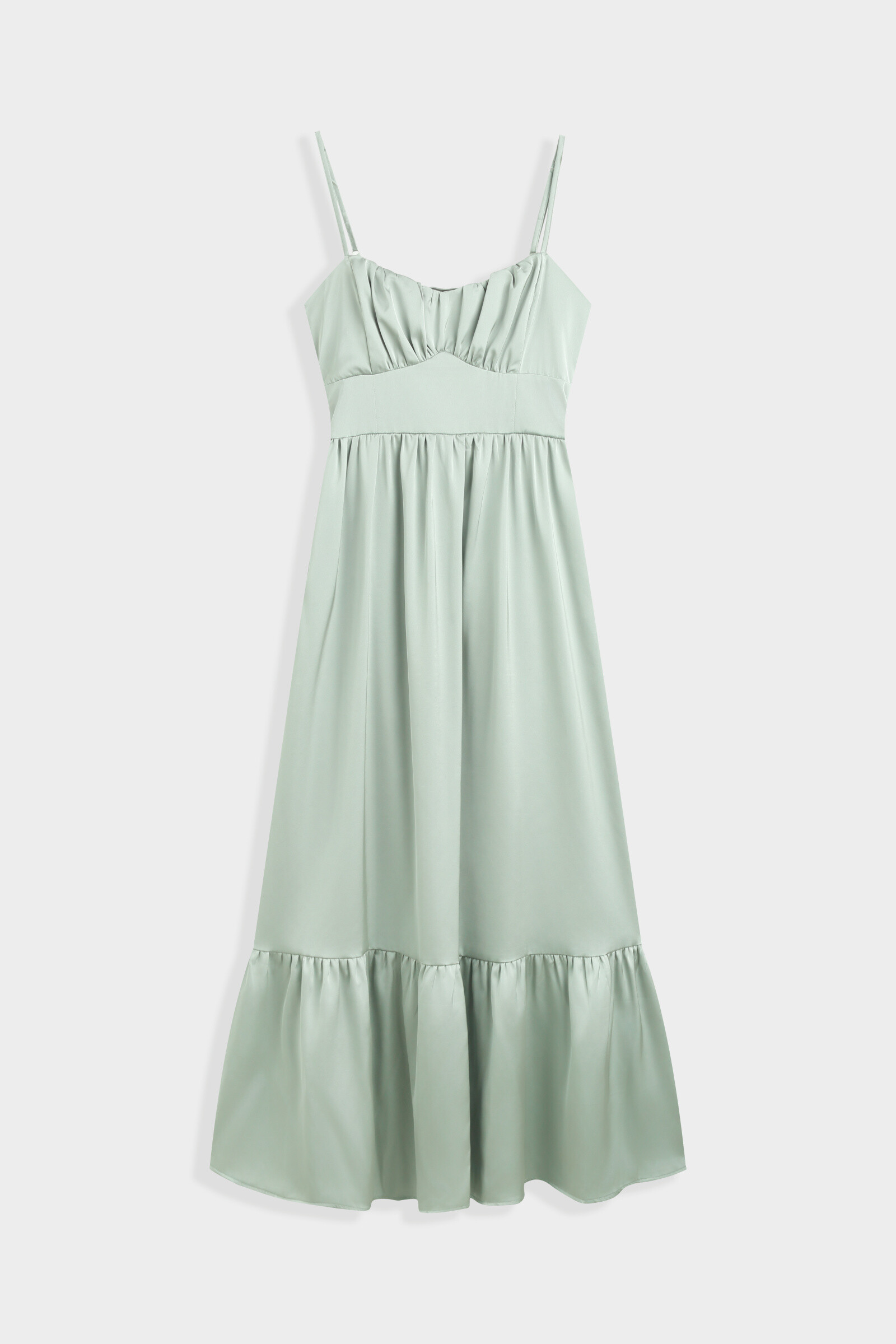 Wholesaler Copperose - Long Dress Satinee On Back Lace