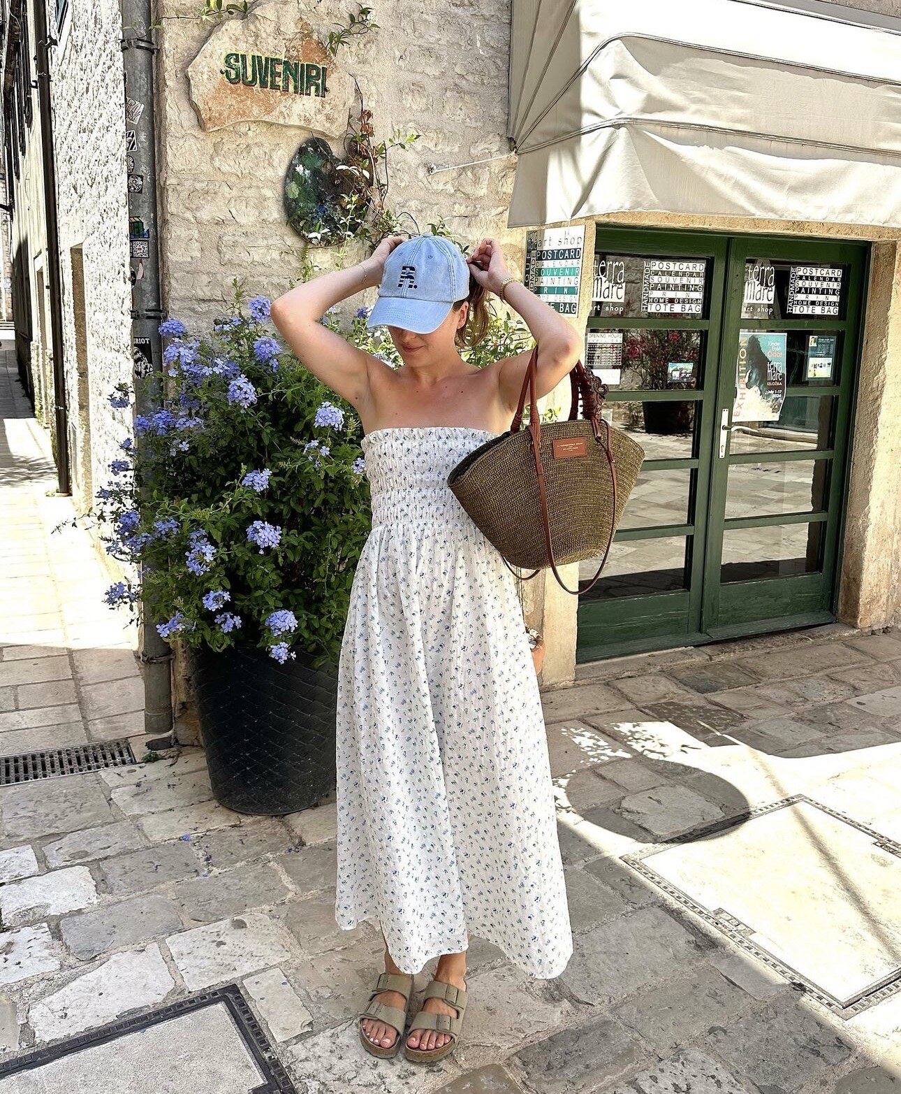 Wholesaler Copperose - Cotton gauze bustier dress printed