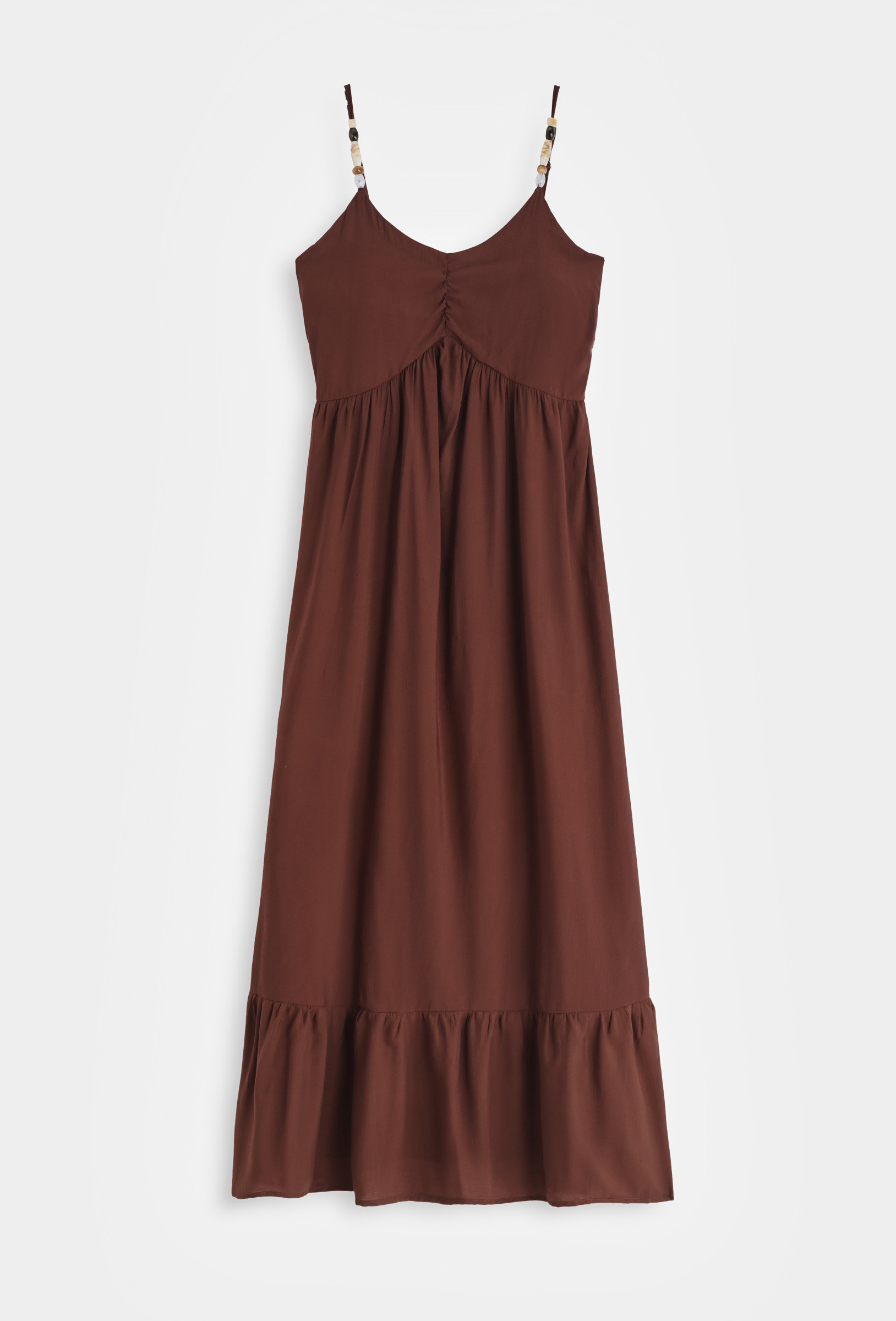 Grossiste Copperose - ROBE MI-LONGUE À BRETELLES PERLÉES