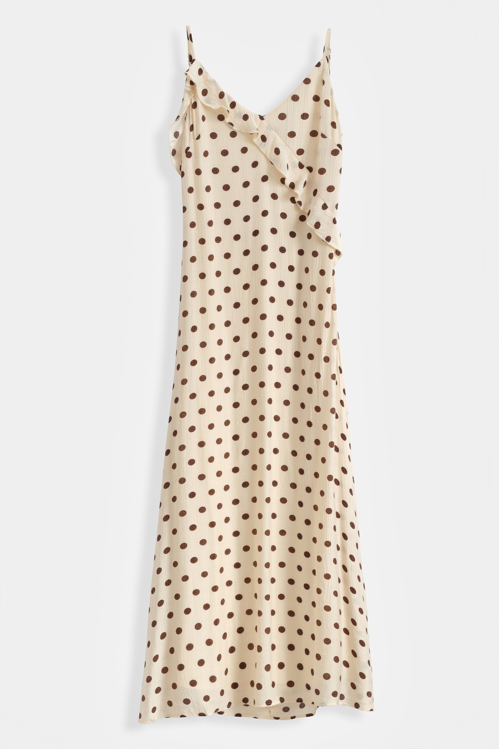 Mayorista Copperose - VESTIDO LARGO SIN ESPALDA CON Volantes