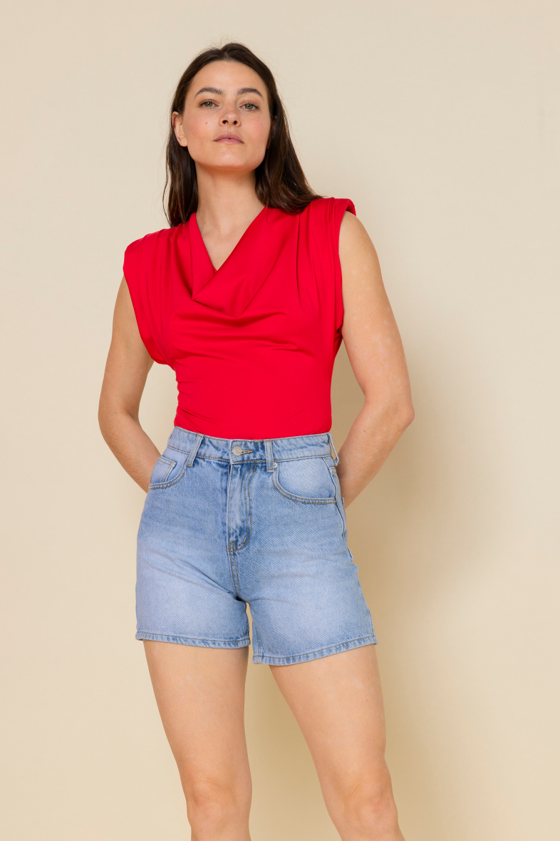 Grossista Copperose - shorts di jeans lavati