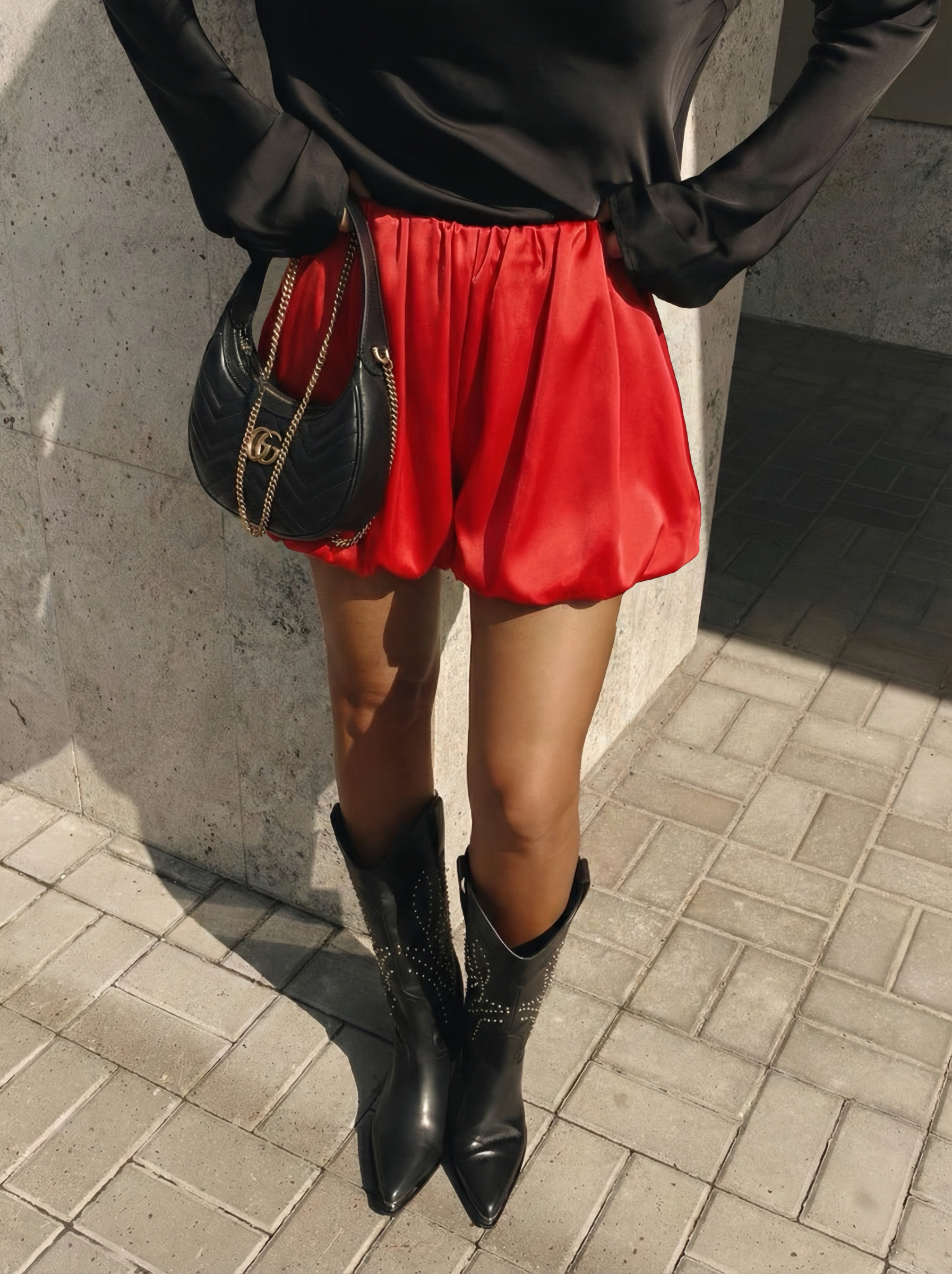 Mayorista Copperose - Short de globo satinado