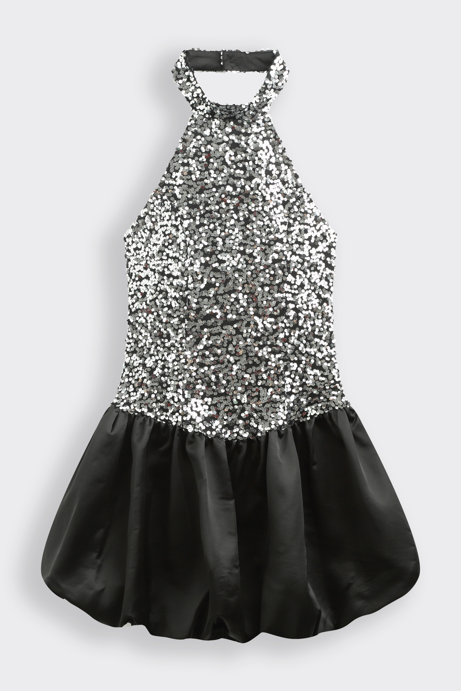 Wholesaler Copperose - Short sequin halter dress