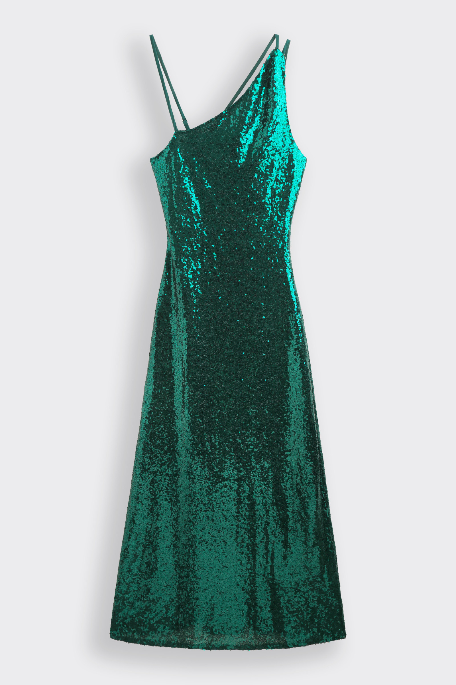 Wholesaler Copperose - Asymmetrical sequin maxi dress