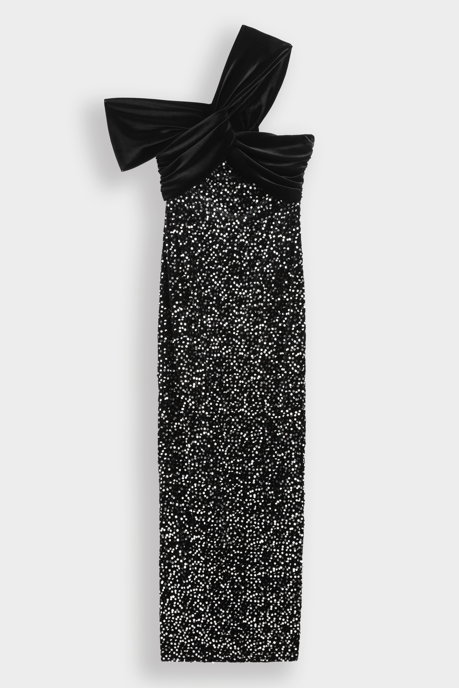 Grossiste Copperose - Robe longue asymétrique à sequins