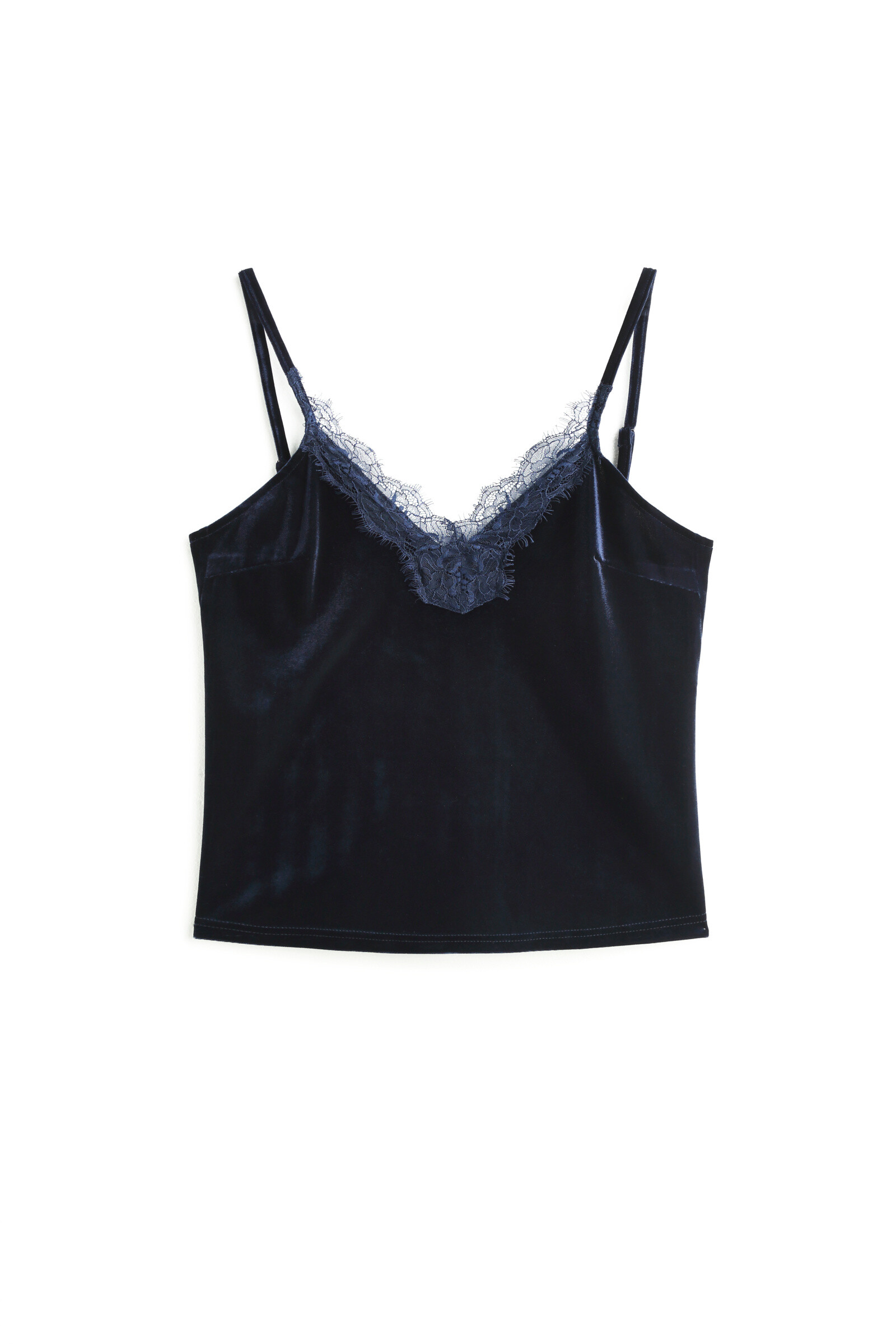 Grossista Copperose - Top in pizzo di velluto