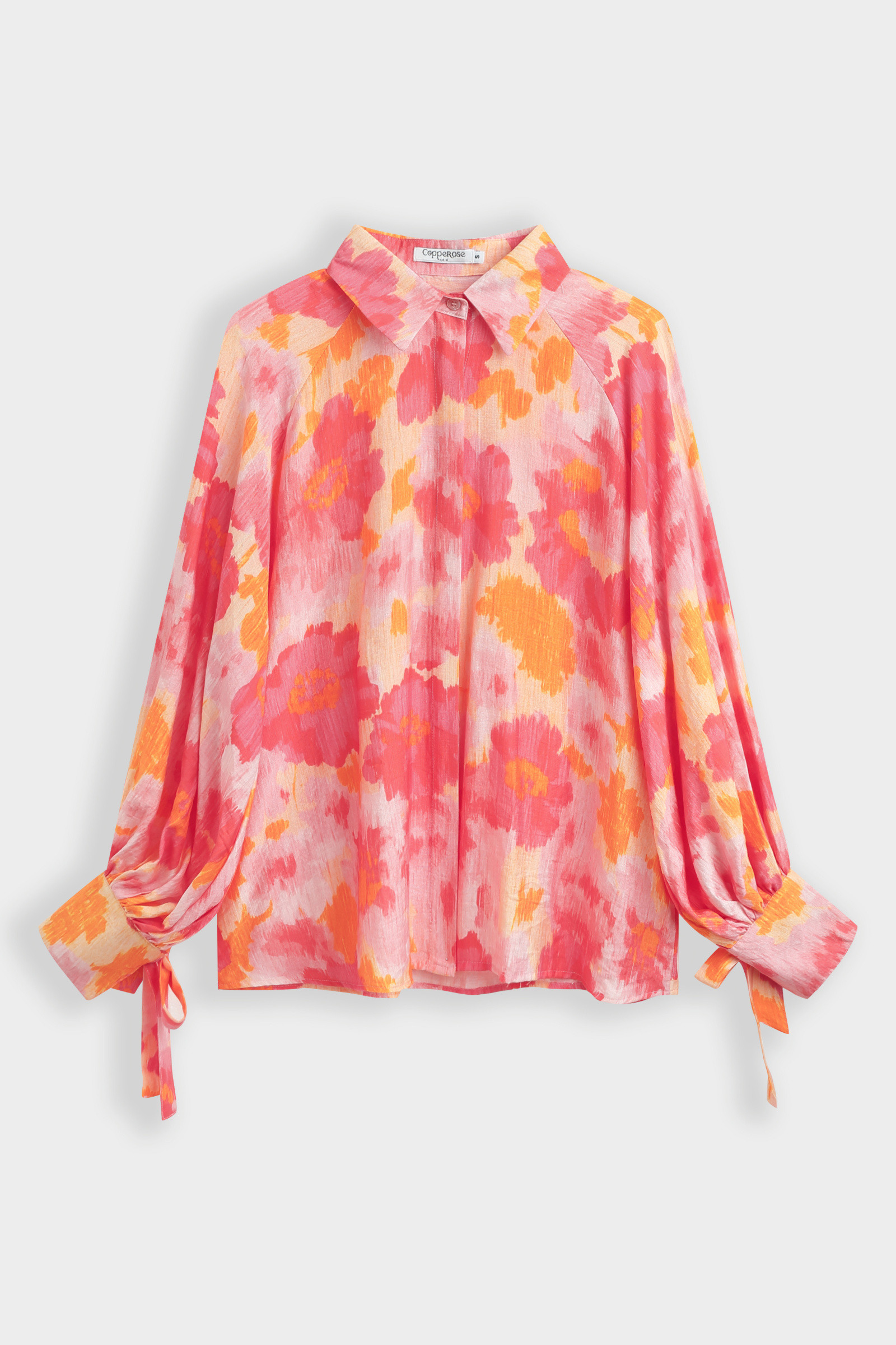 Mayorista Copperose - BLUSA CON MANGAS ABULLONADAS