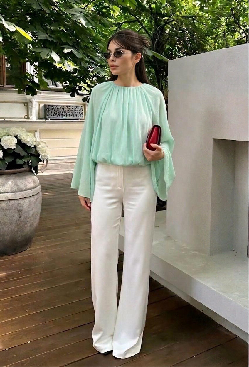 Grossiste Copperose - BLOUSE AMPLE À MANCHES KIMONO