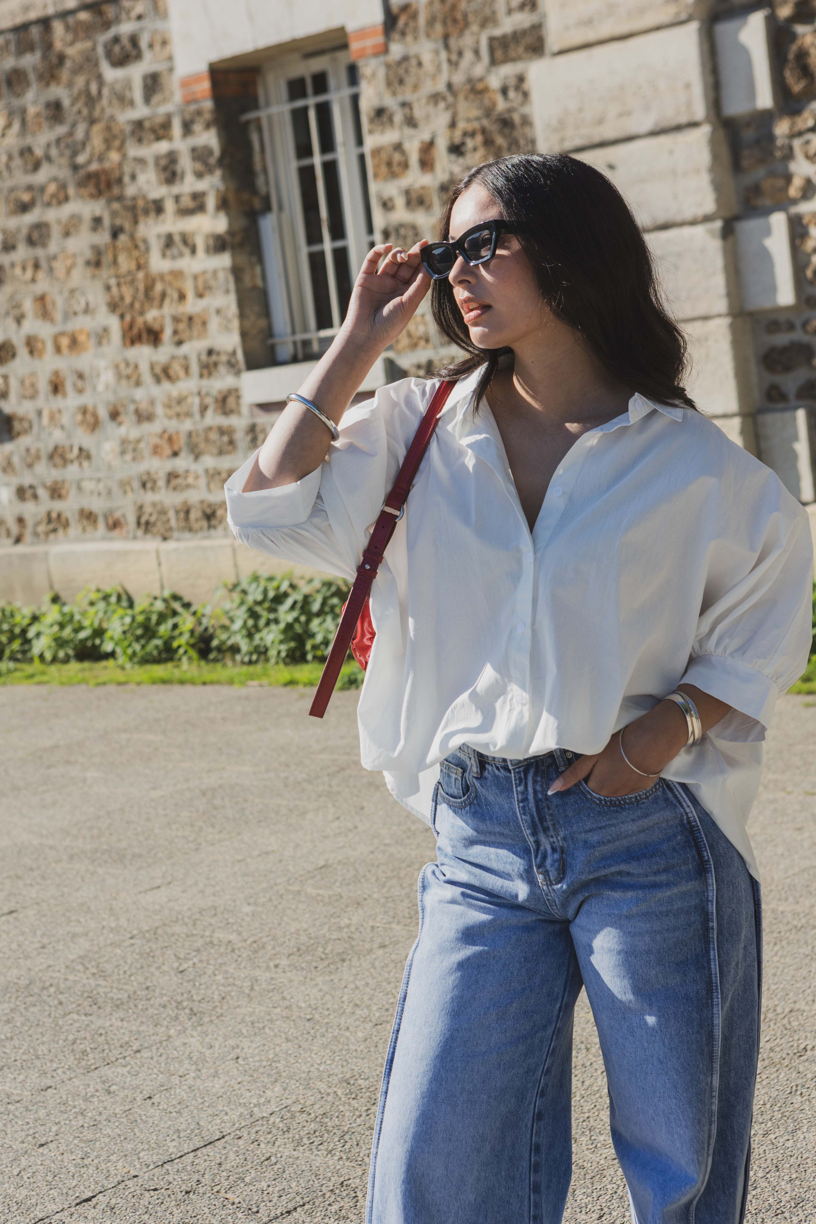 Grossiste Copperose - CHEMISE À MANCHES BOUFFANTES