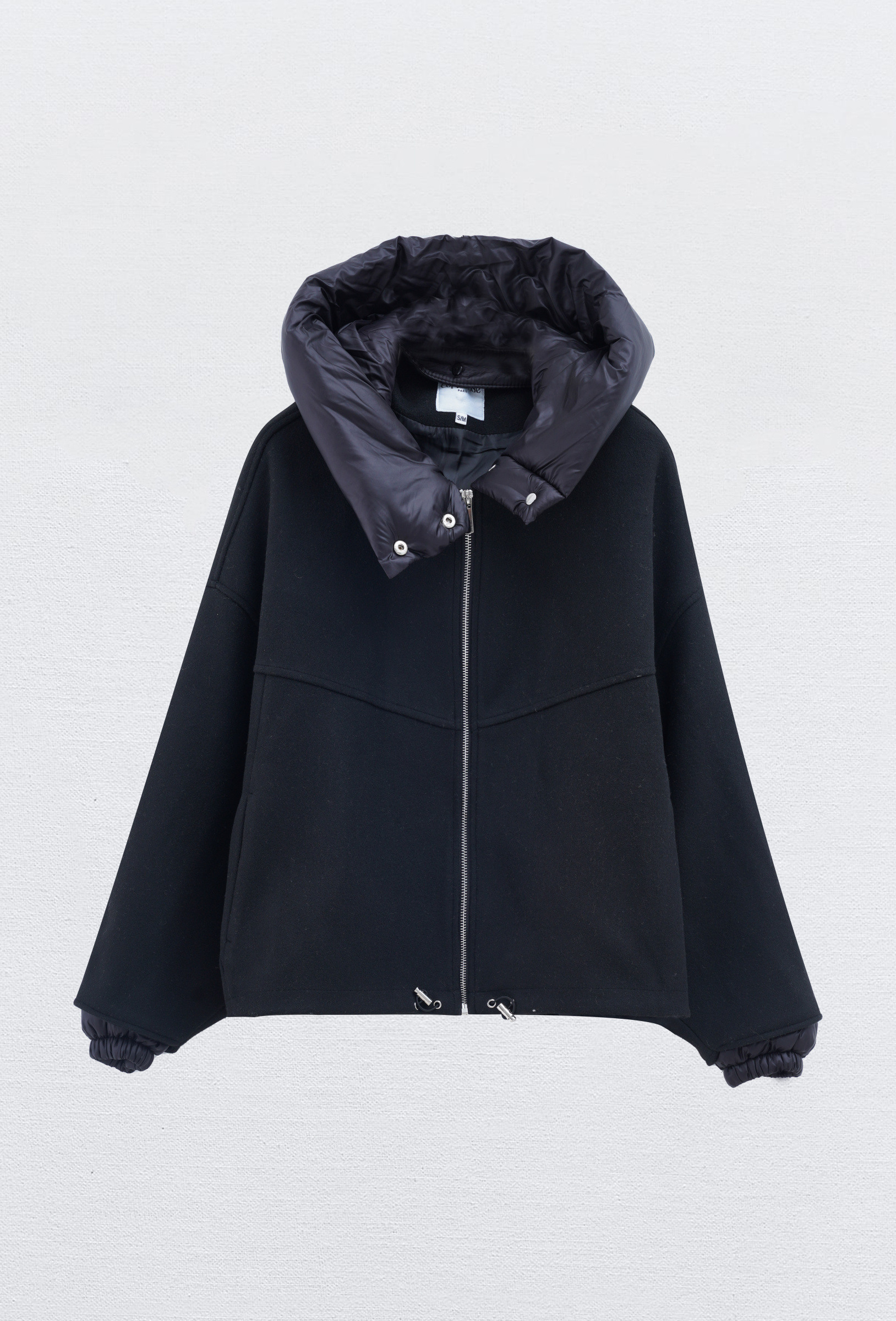 Grossiste Copperose - Veste bi matière avec capuche et poignets détachable