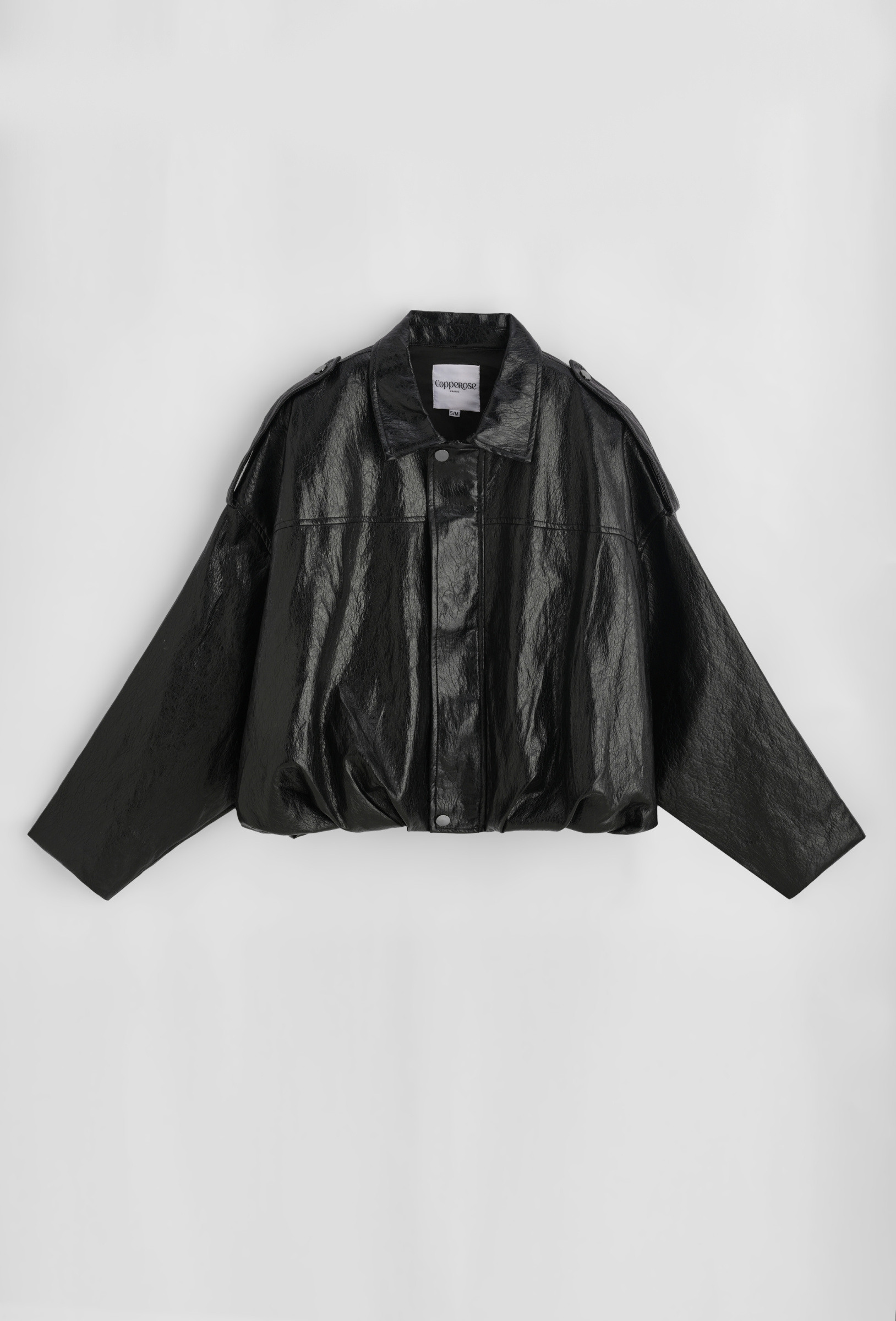 Wholesaler Copperose - Shiny faux leather bomber jacket