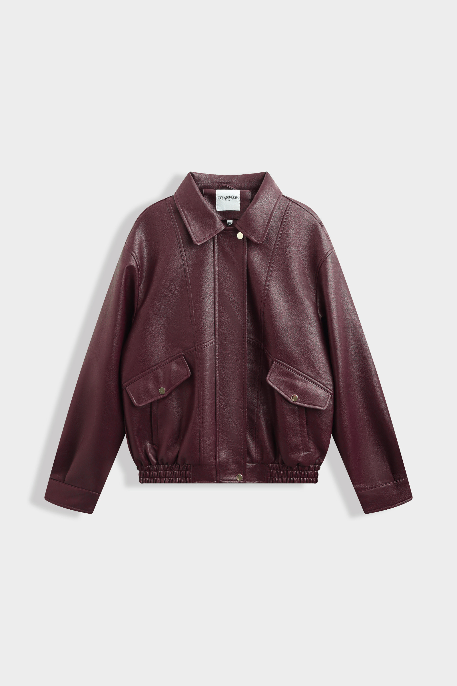 Grossiste Copperose - VESTE EN SIMILICUIRE EFFET BOMBER