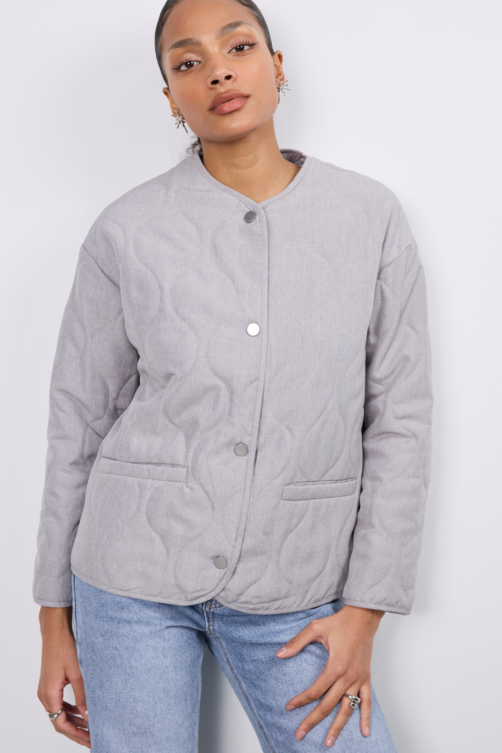 Grossista Copperose - Stile bombardiere di giacca leggera imbottita