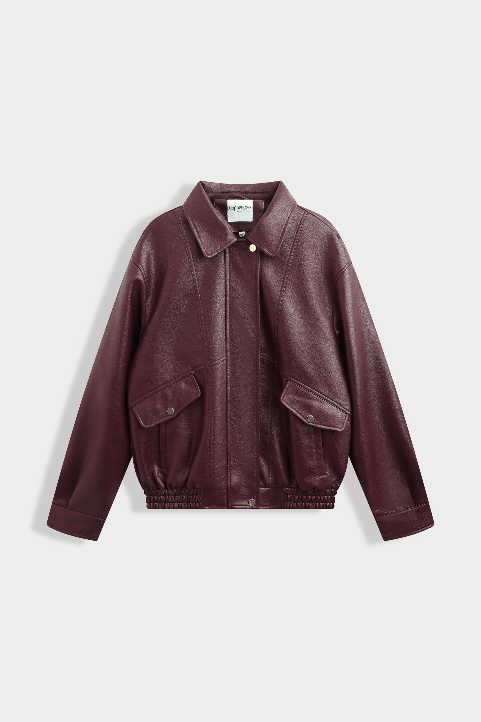 Grossiste Copperose - VESTE EN SIMILICUIRE EFFET BOMBER