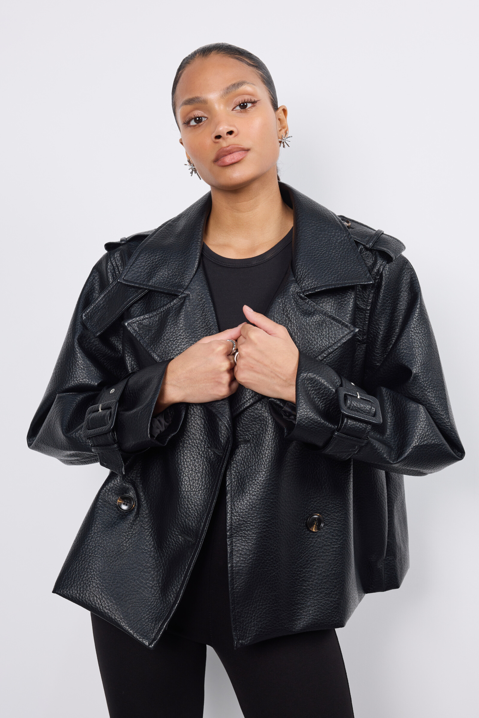 Wholesaler Copperose - Similar jacket with cross closure