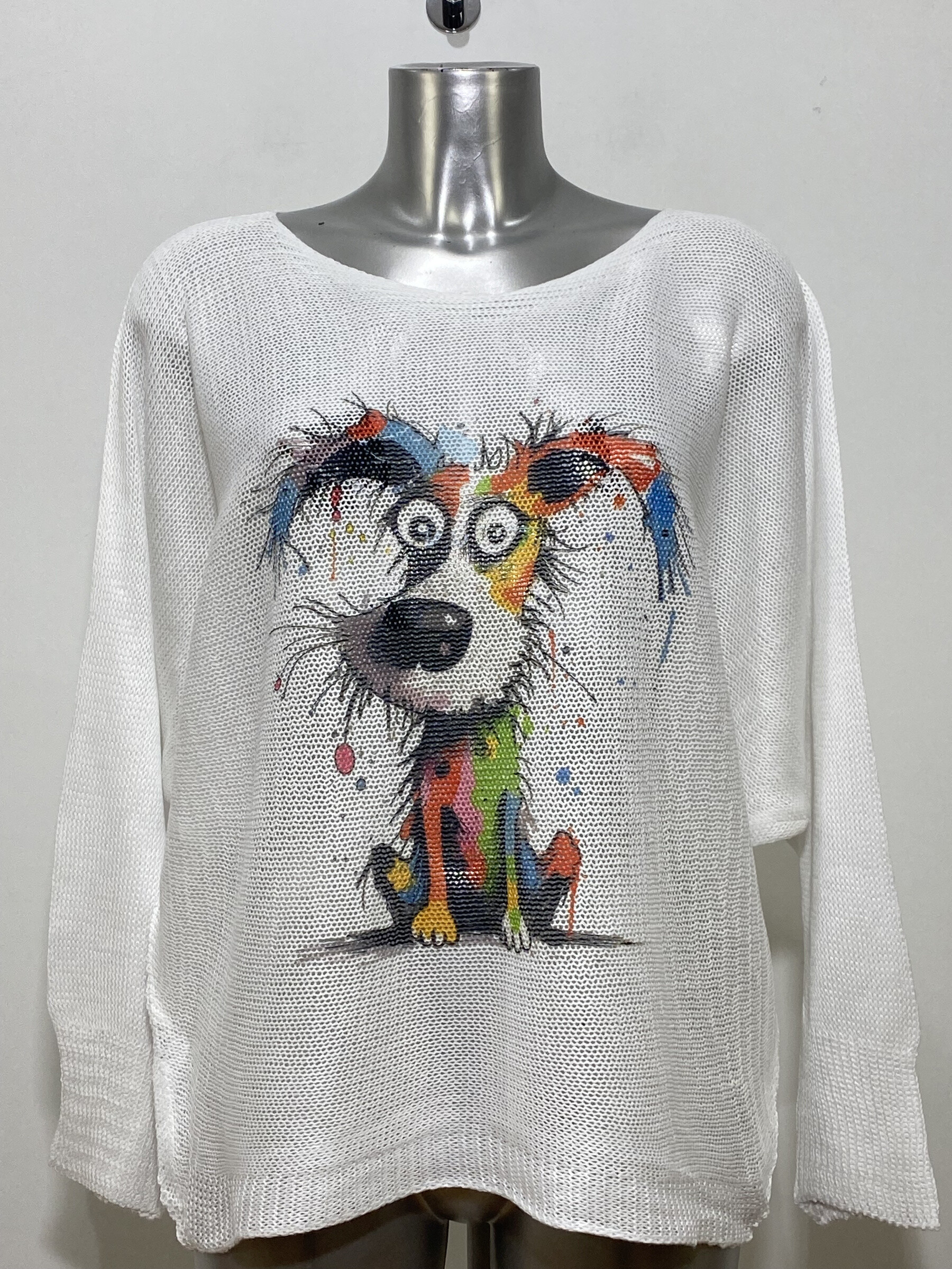 Grossiste Coraline - Pull à imprimé dessin animé