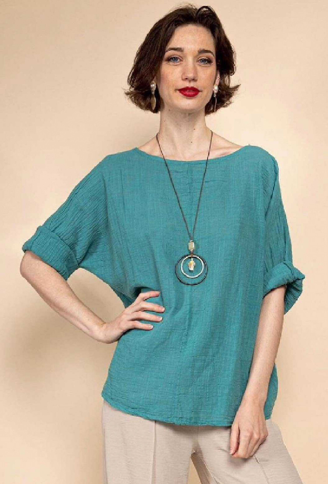 Großhändler Coraline - Bluse mit Halskette