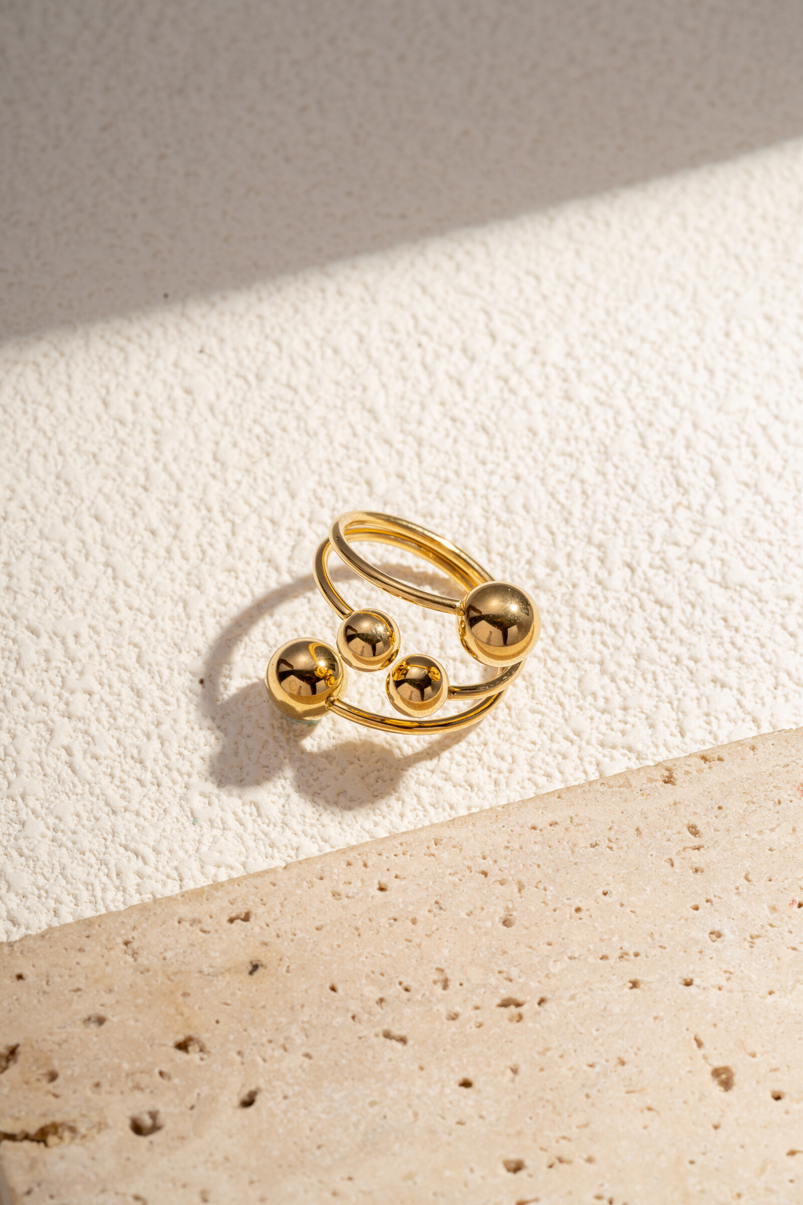 Wholesaler COSMOS - Adjustable stainless steel ring