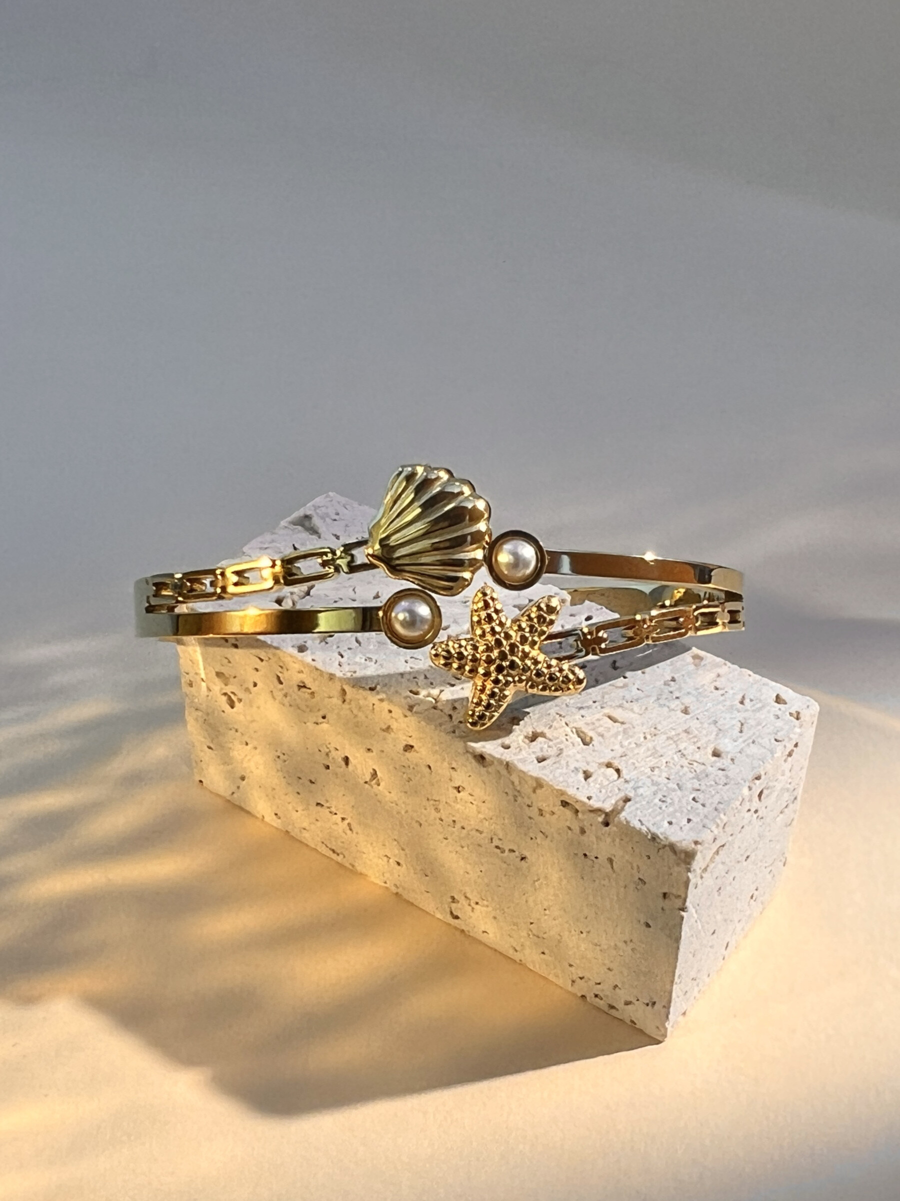 Wholesaler COSMOS - Star of sea and shell bracelet