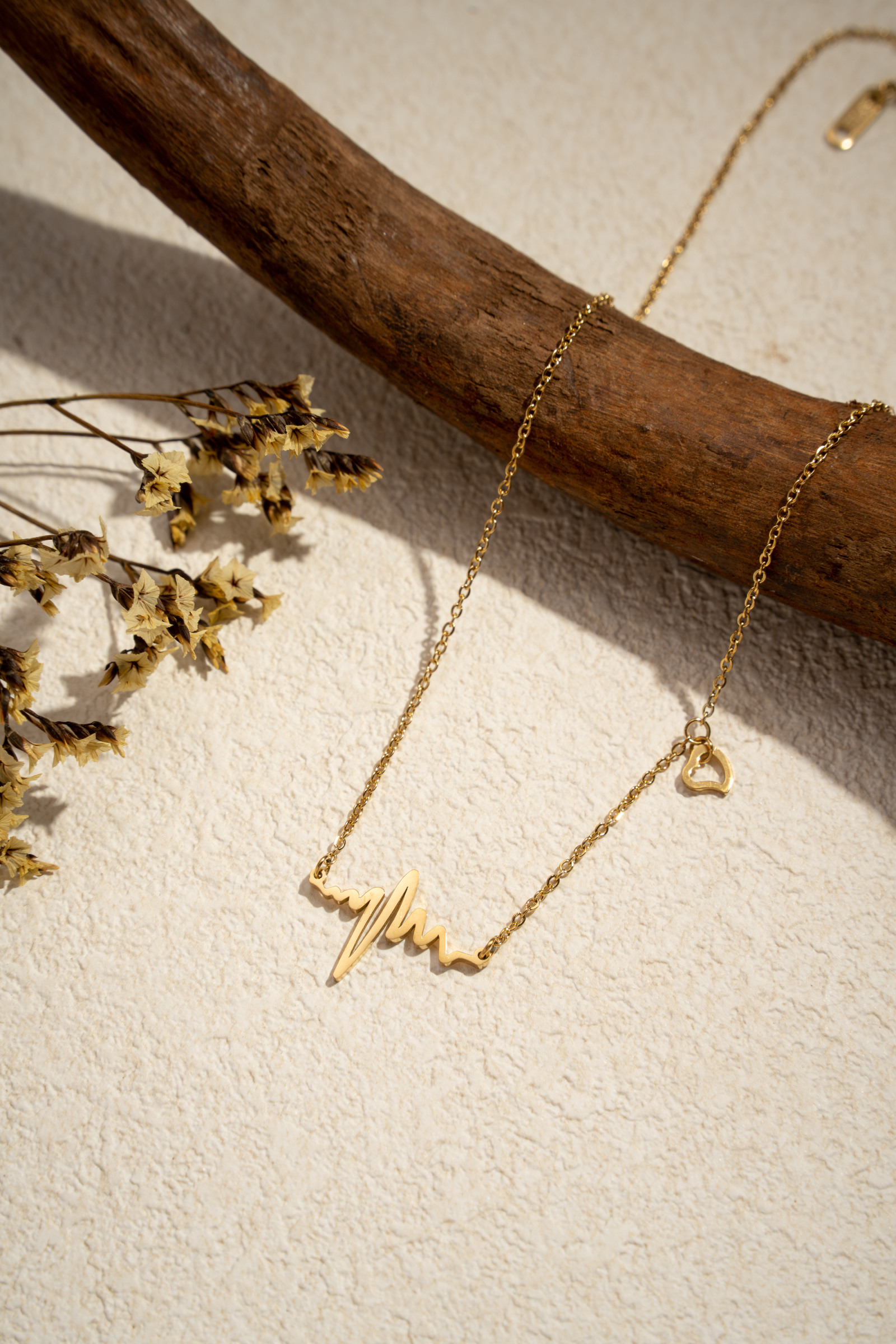 Mayorista COSMOS - Collar de Acero Inoxidable Latido del Corazón - Romántico