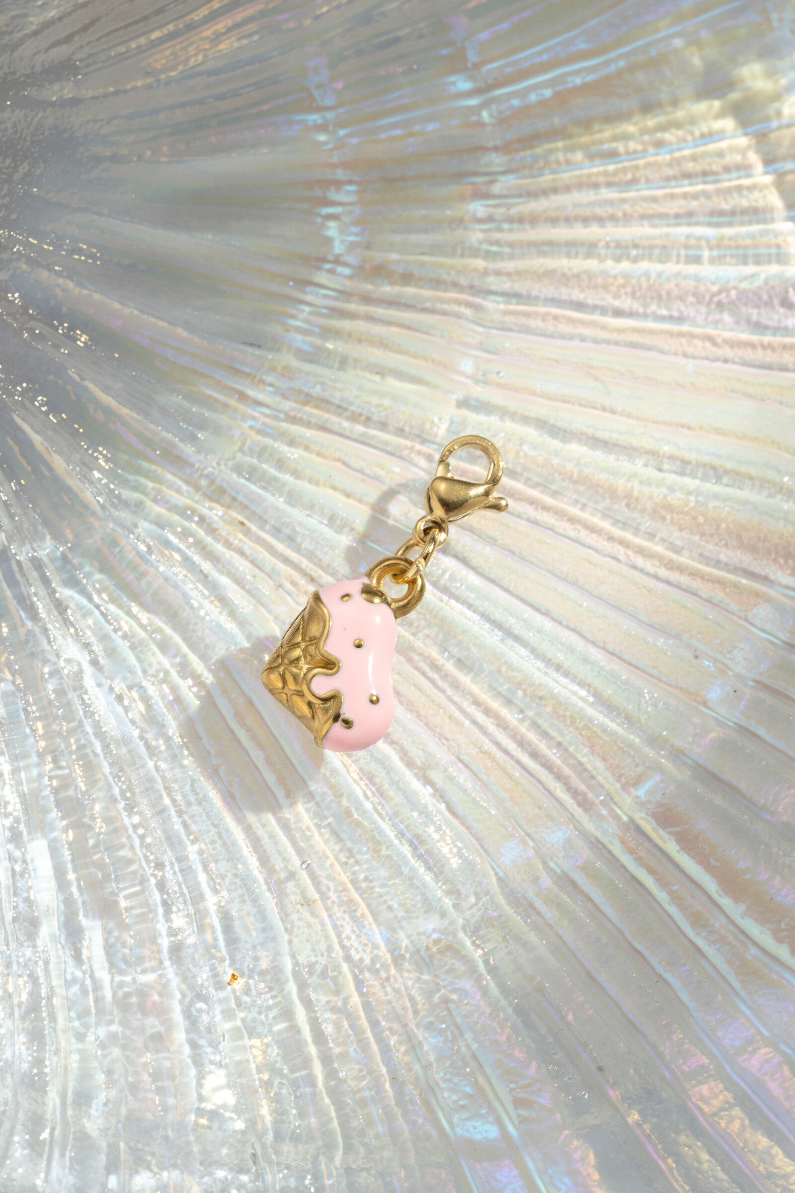 Wholesaler COSMOS - Stainless steel ice cream cone pendant