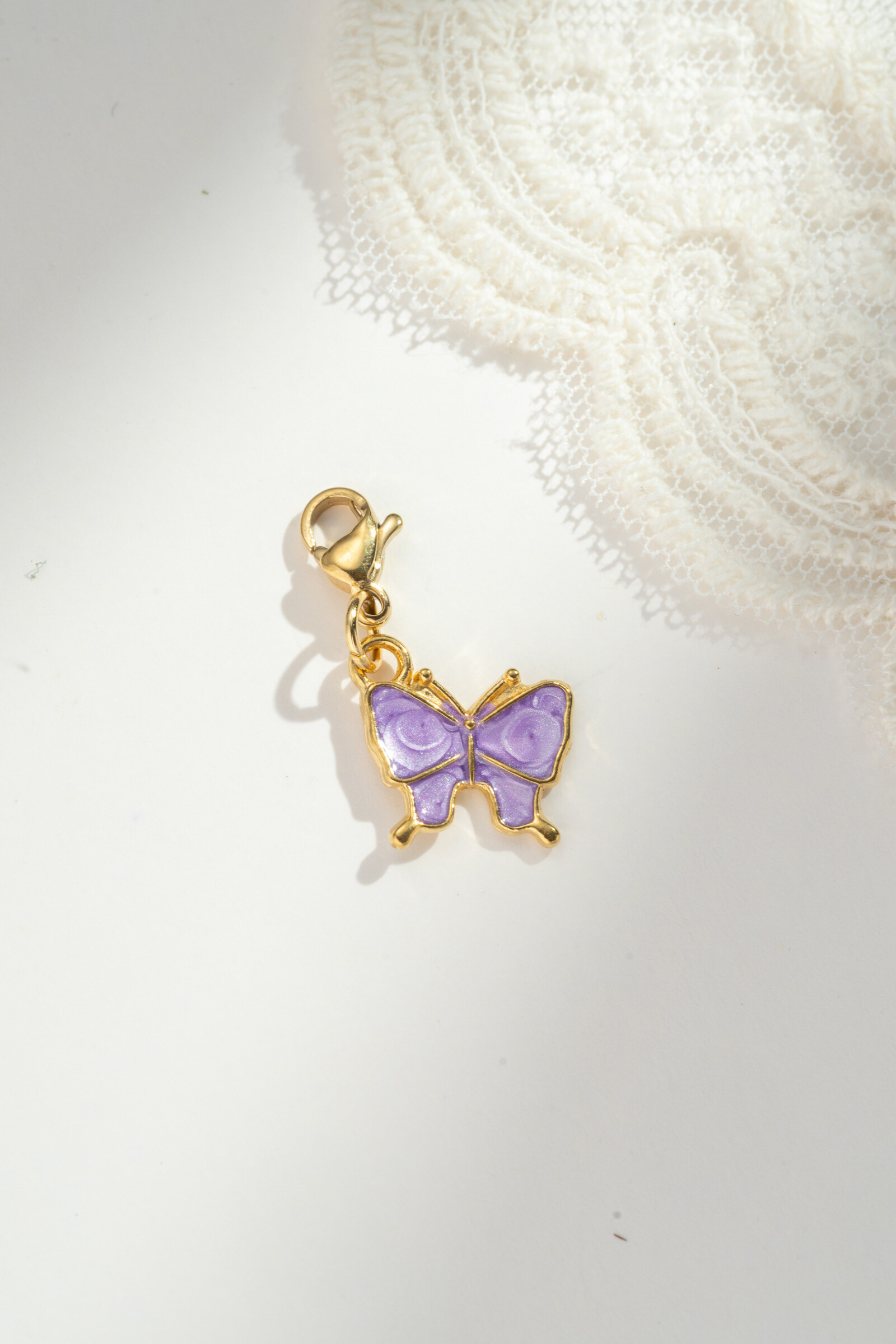 Mayorista COSMOS - Colgante de Charms Mariposa - Tendencia de Acero Inoxidable