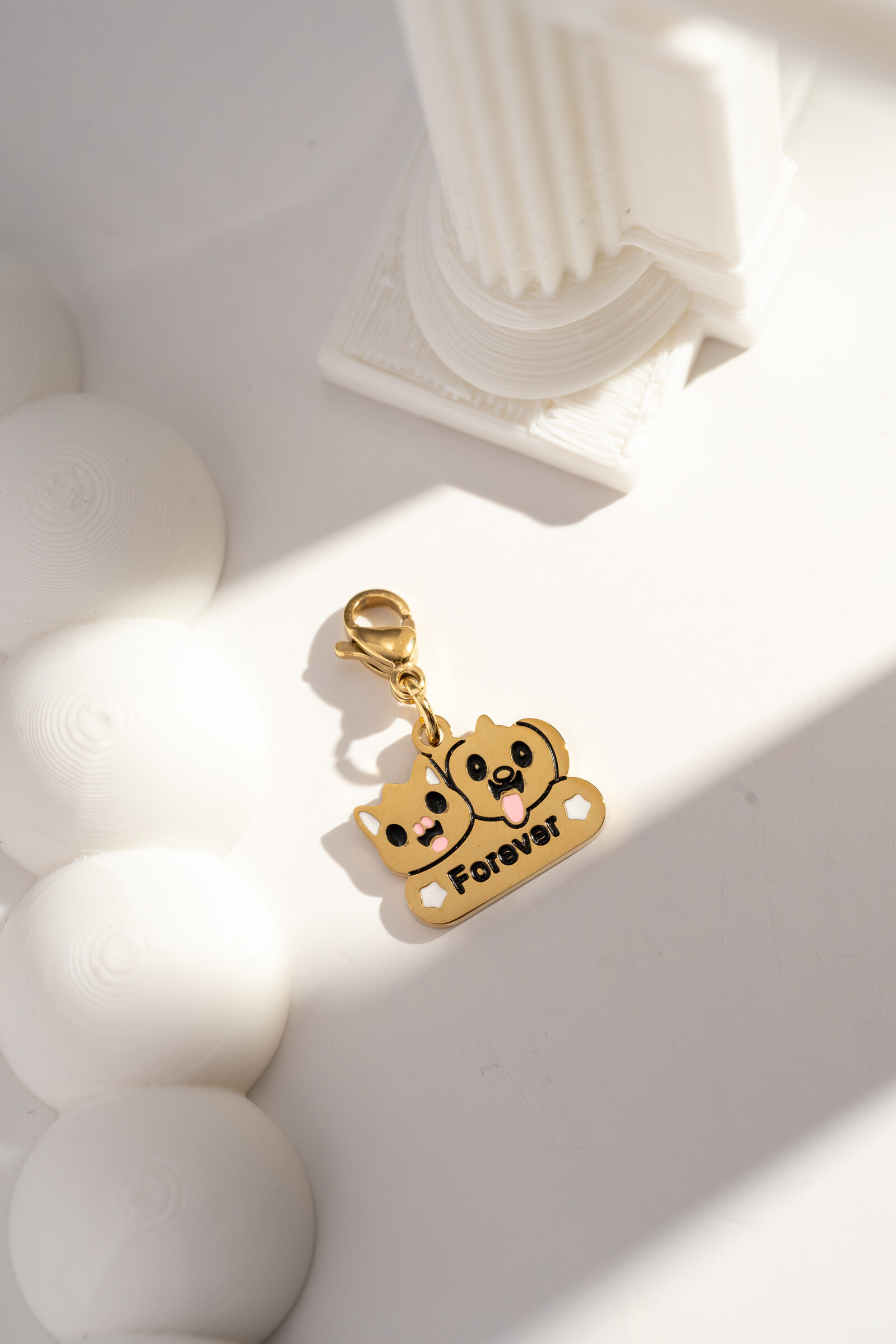 Wholesaler COSMOS - Cute Forever stainless steel dog cat pendant charms