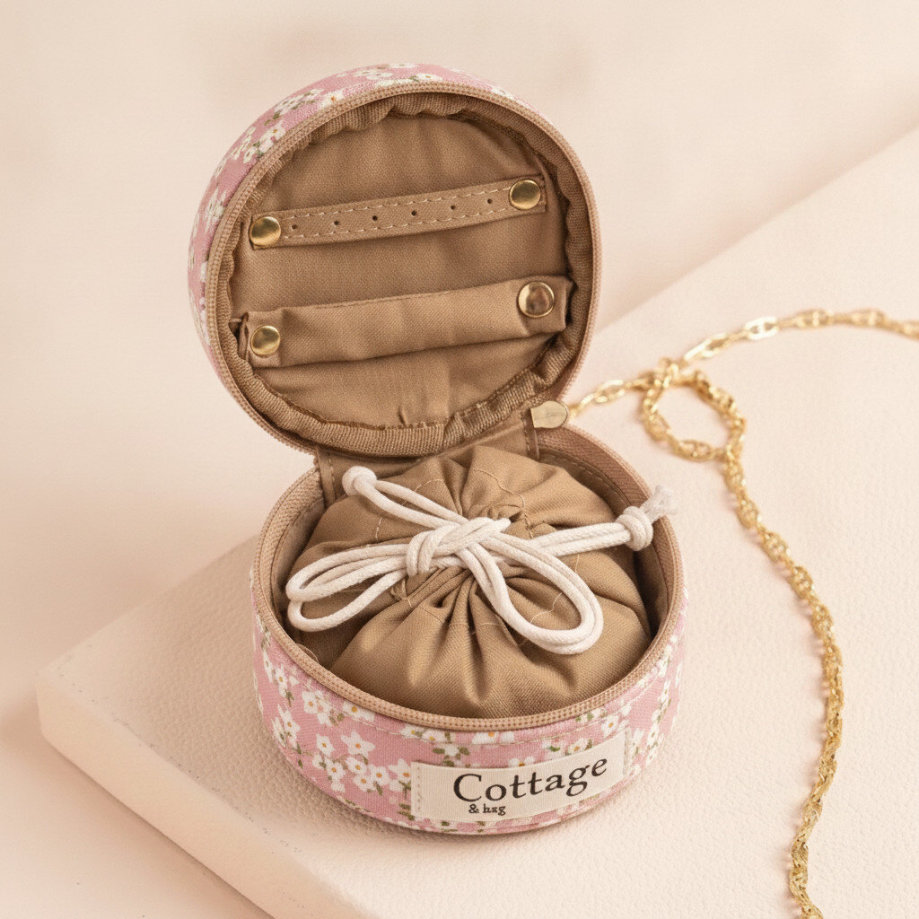 Grossiste Cottage & bag - Boite à bijoux rond
