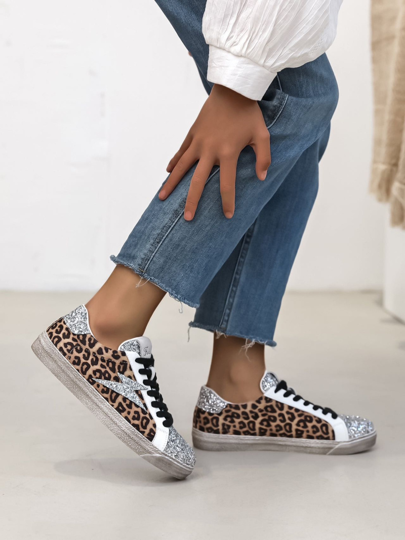 Grossista FINDLAY / COVANA - Scarpe da ginnastica leopardate Findlay