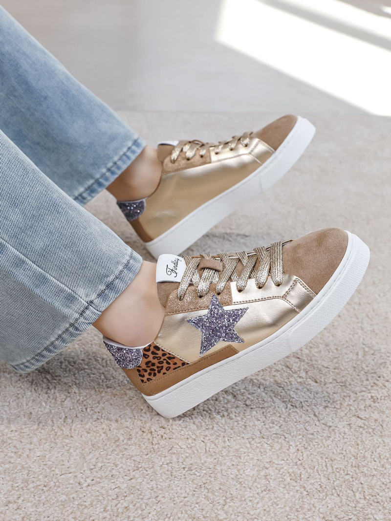 Grossiste COVANA / FINDLAY - BASKETS LEOPARD FINDLAY