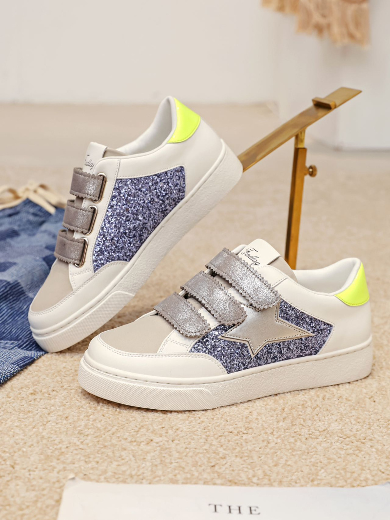 Grossista FINDLAY / COVANA - SCARPE DA TENNIS SCRATCHED FLUO DI FINDLAY