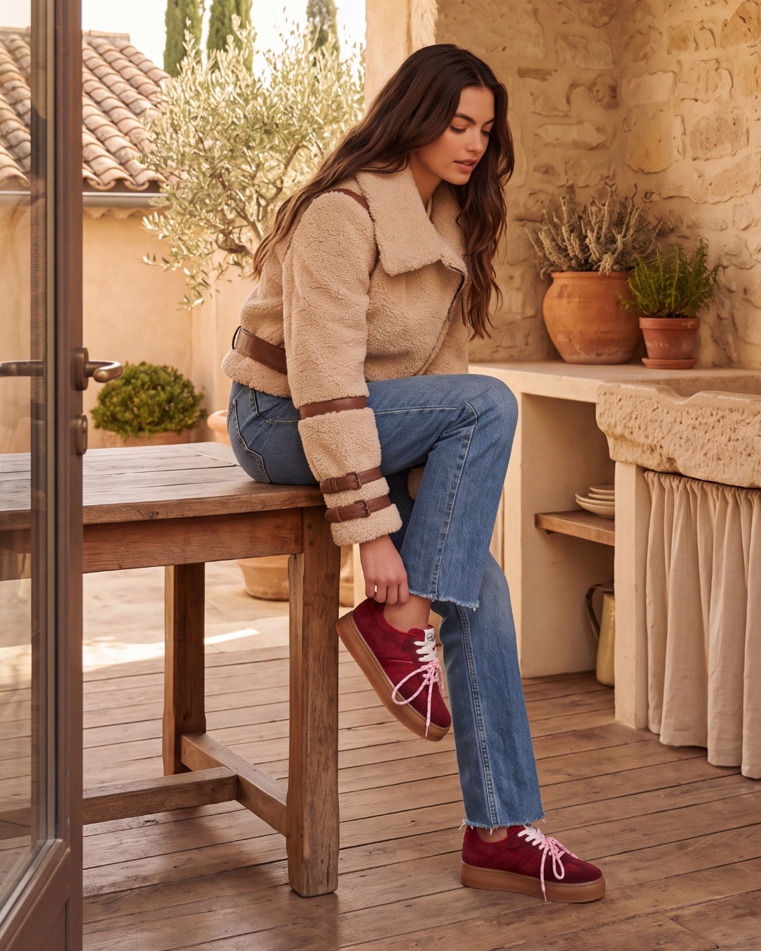 Wholesaler COVANA / FINDLAY - Chicmuse double-lace sneakers