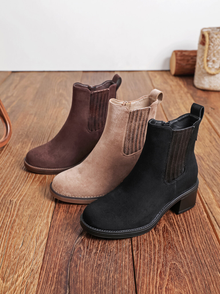 Grossiste COVANA / FINDLAY - Bottines Chelsea en suédine