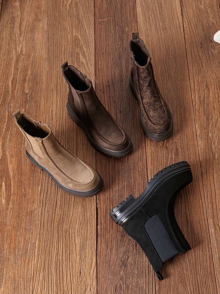 Grossiste COVANA / FINDLAY - Bottines chelsea en suédine