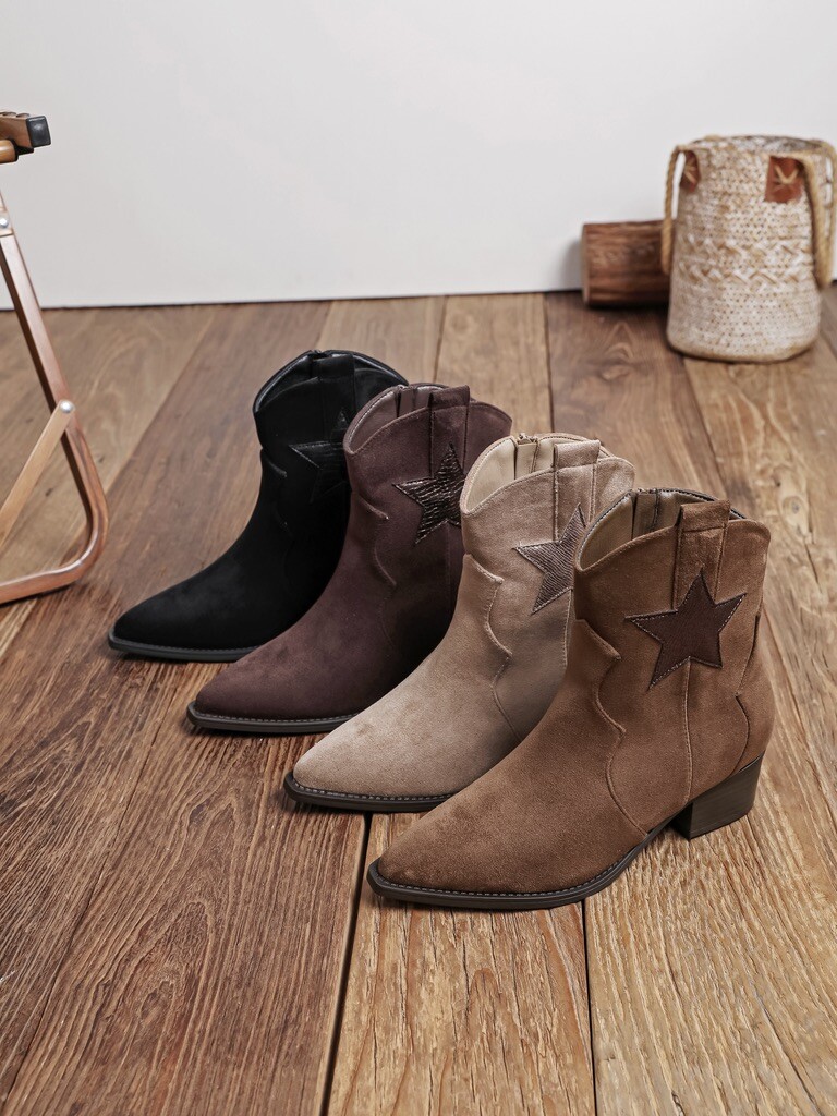 Grossiste COVANA / FINDLAY - Bottines western à étoile décorative