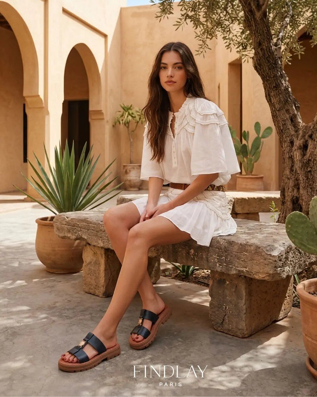 Wholesaler COVANA / FINDLAY - Findlay Heart Sandals