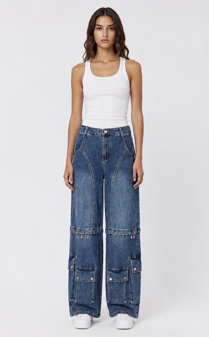 Großhändler COVERGIRL/VALE DENIM - Besondere gerade Jeans