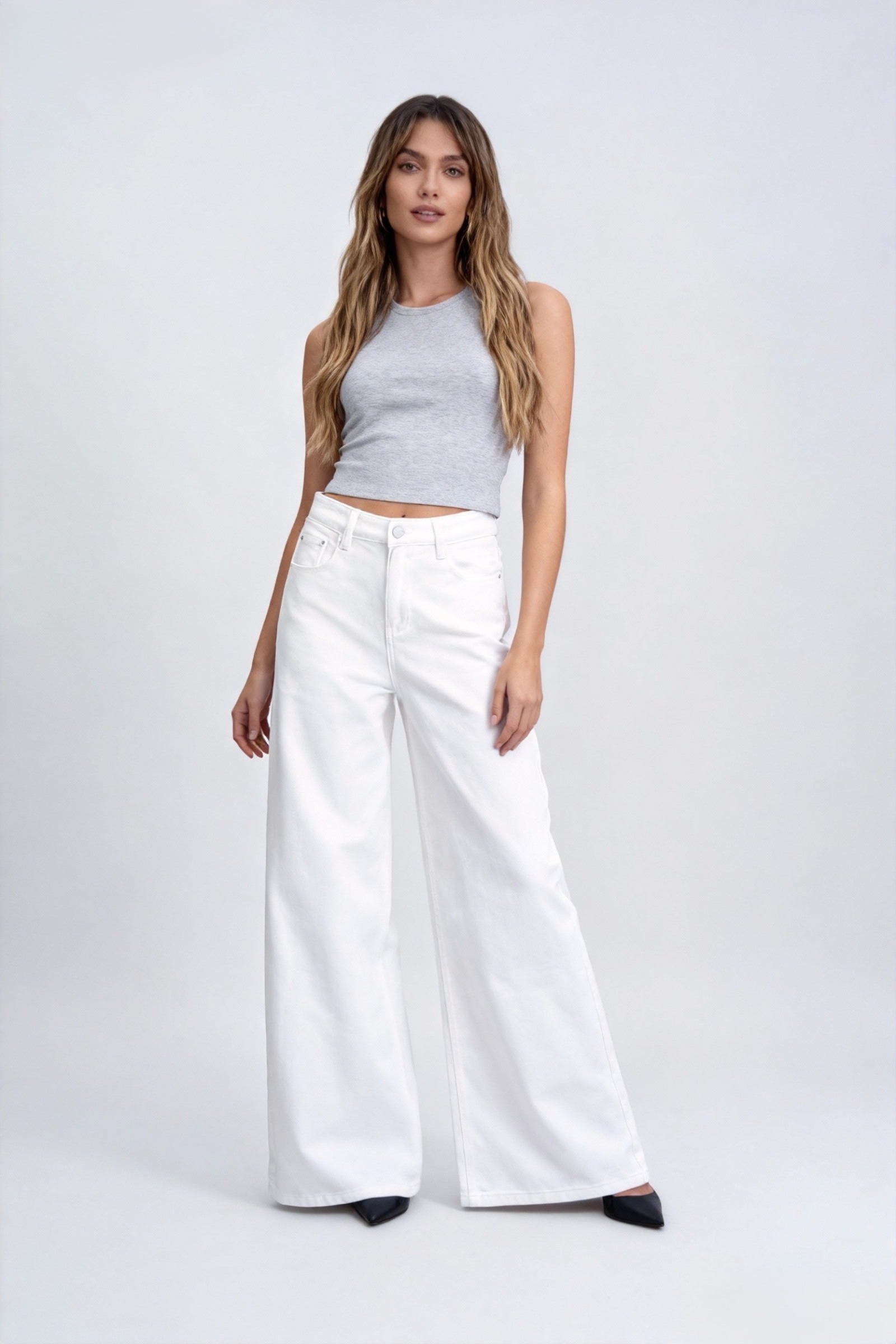 Wholesaler COVERGIRL/VALE DENIM - Palazzo jeans in denim