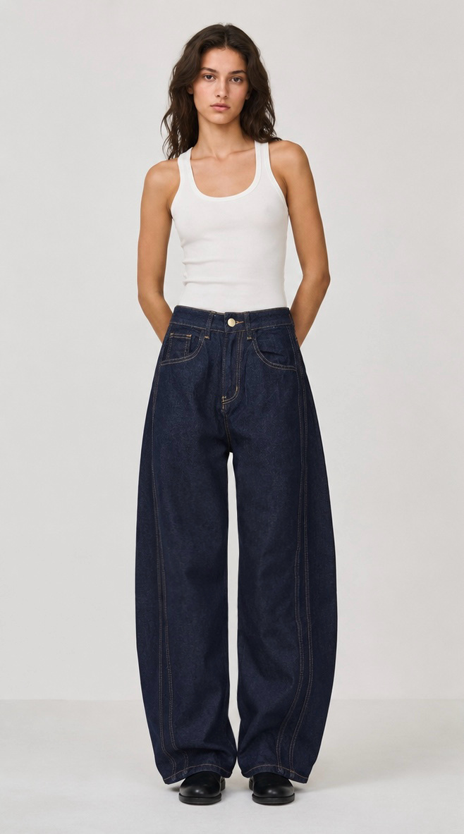 Grossiste COVERGIRL/VALE DENIM - Jean ballon