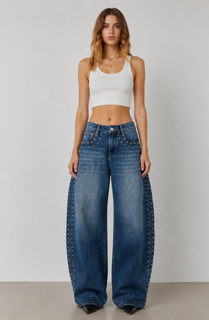 Wholesaler COVERGIRL/VALE DENIM - Unique balloon jeans