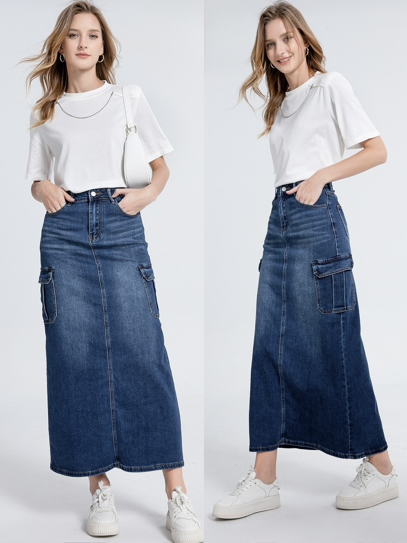 Grossiste COVERGIRL/VALE DENIM - Jupe en denim