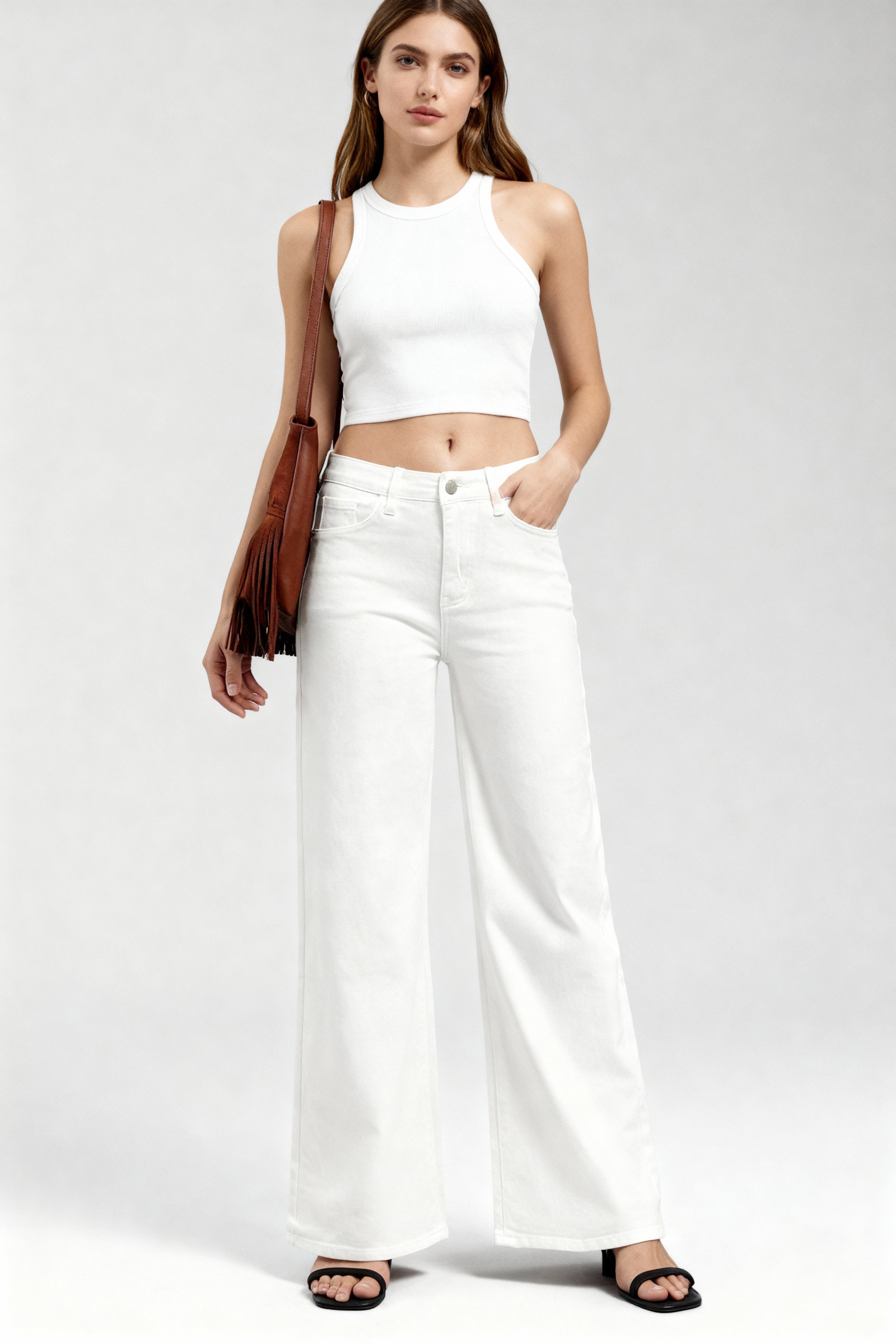 Mayorista COVERGIRL/VALE DENIM - Jeans anchos de mezclilla