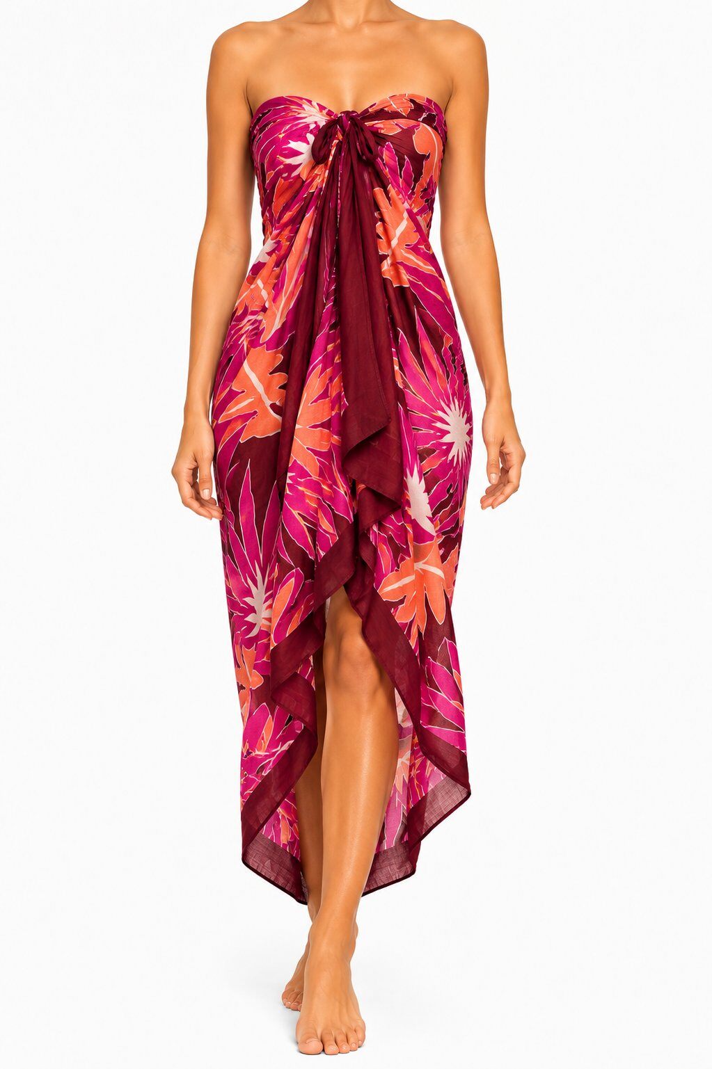 Grossiste Cowo-collection - Paréo 100% voile de coton imprimé