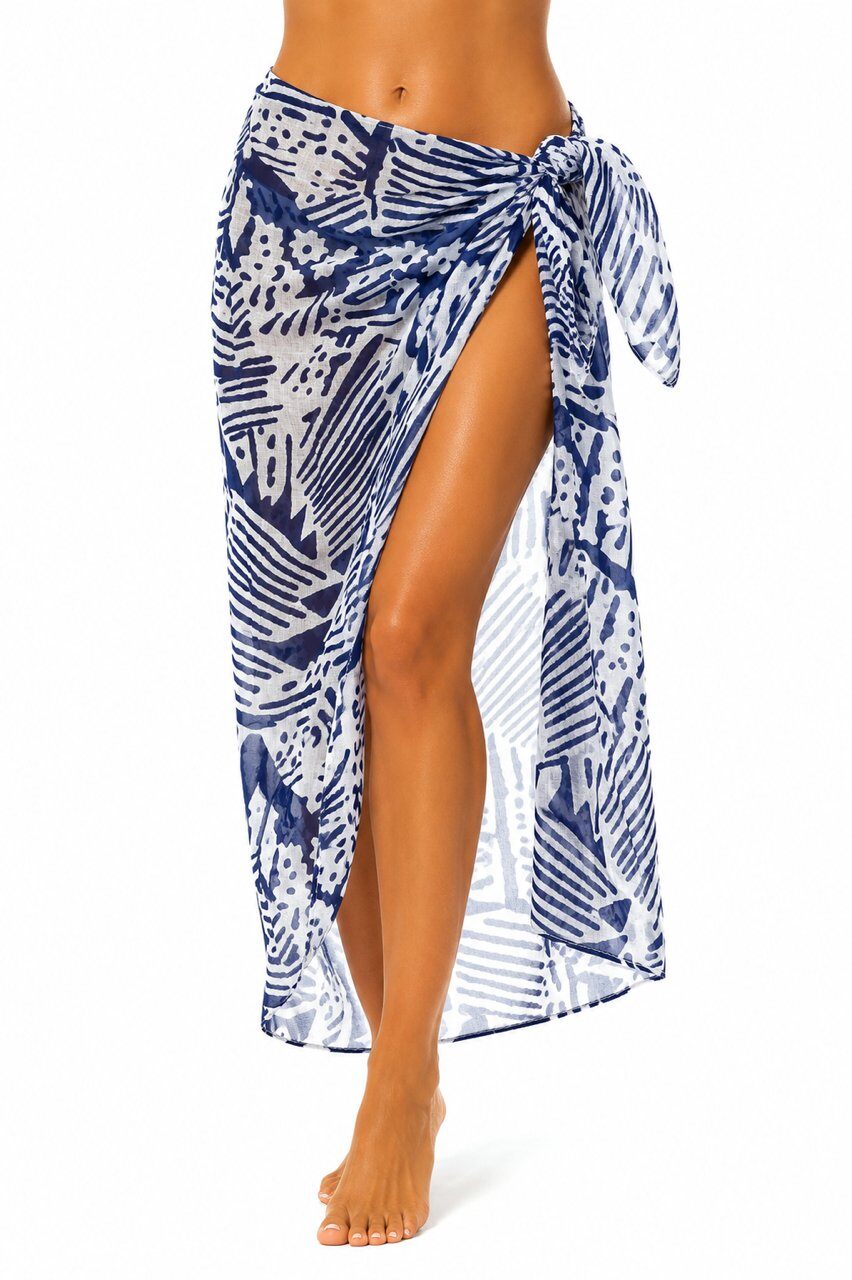 Grossiste Cowo-collection - Paréo 100% voile de coton imprimé